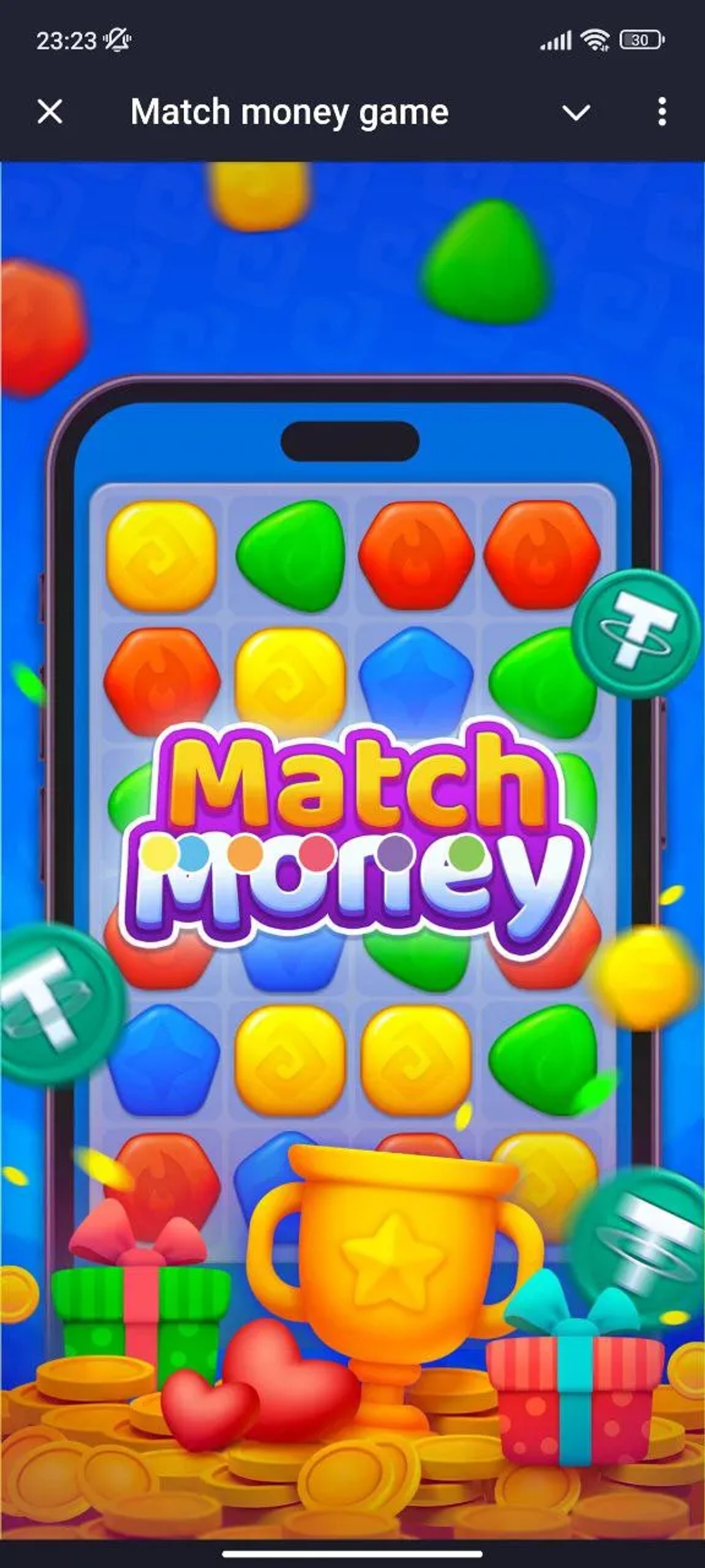 Match money game Вход