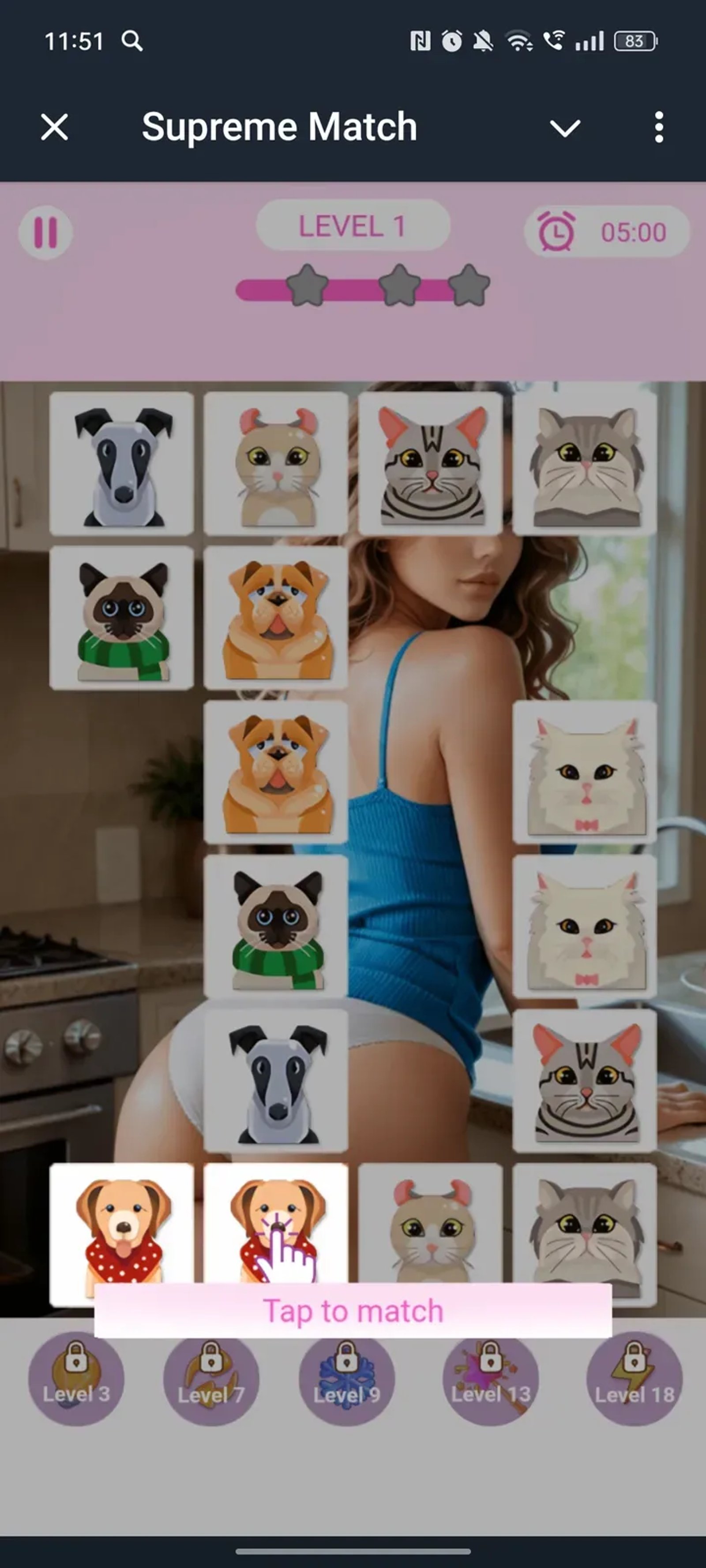 Supreme Match в Телеграм — скриншот 1