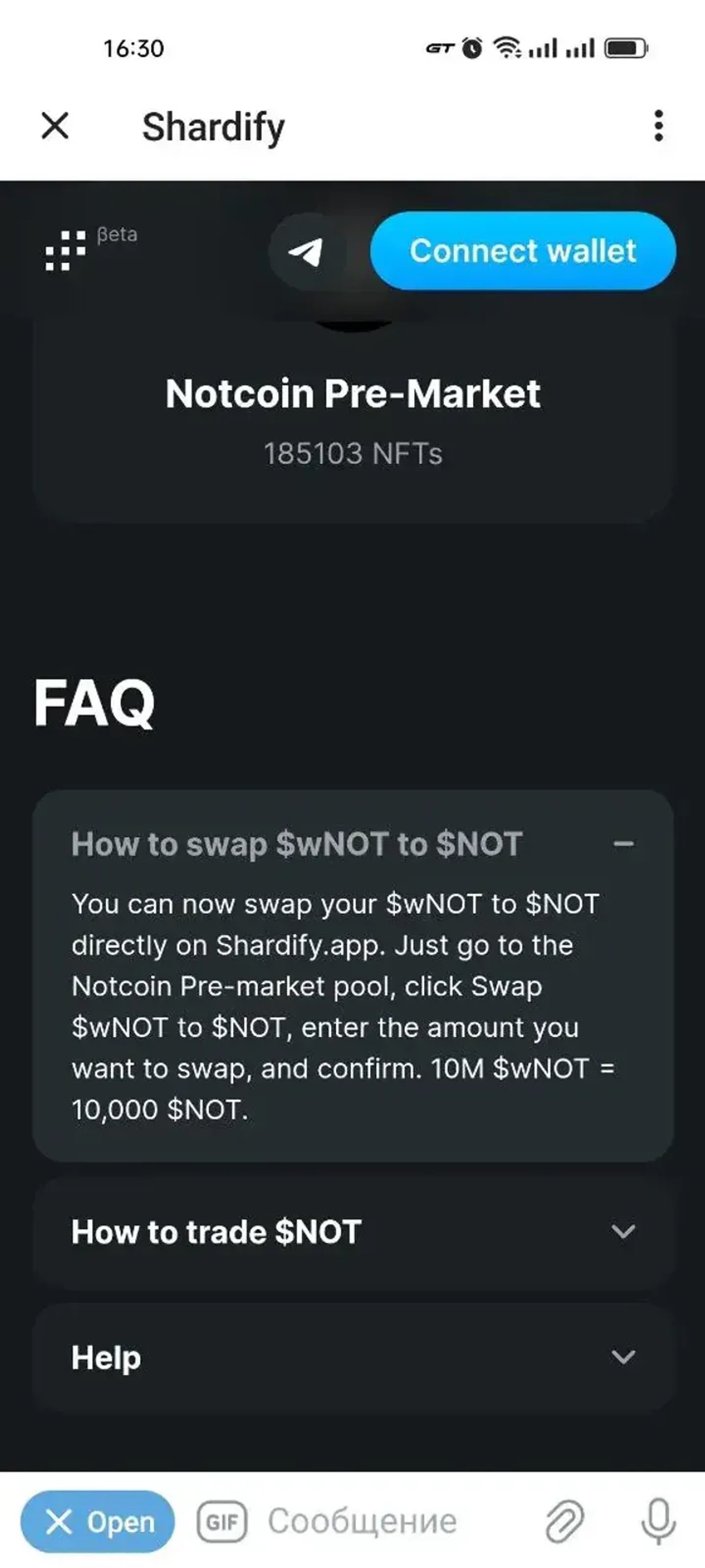 Shardify Telegram Screenshot 4
