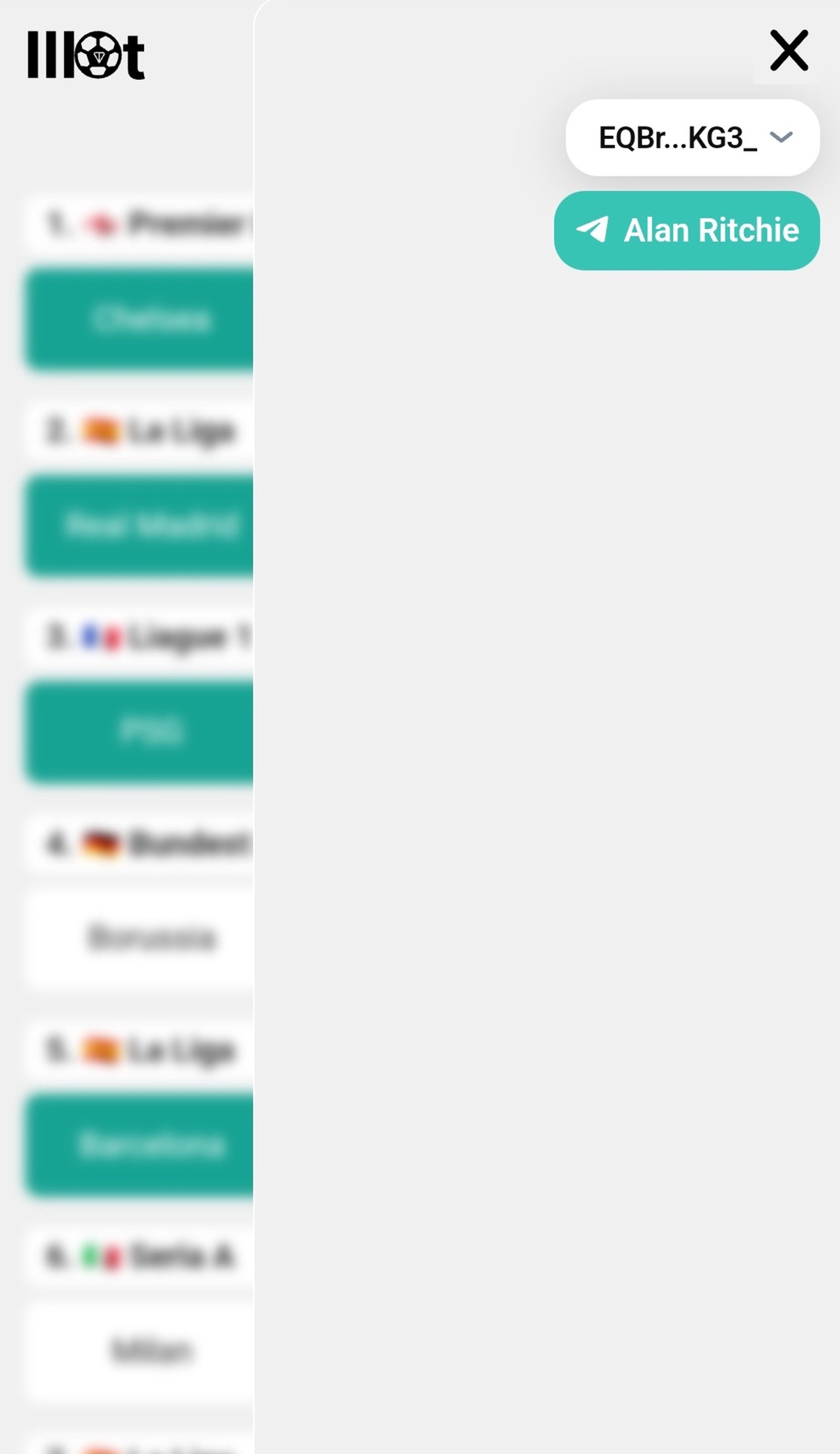 Footballlot в Телеграм — скриншот 2