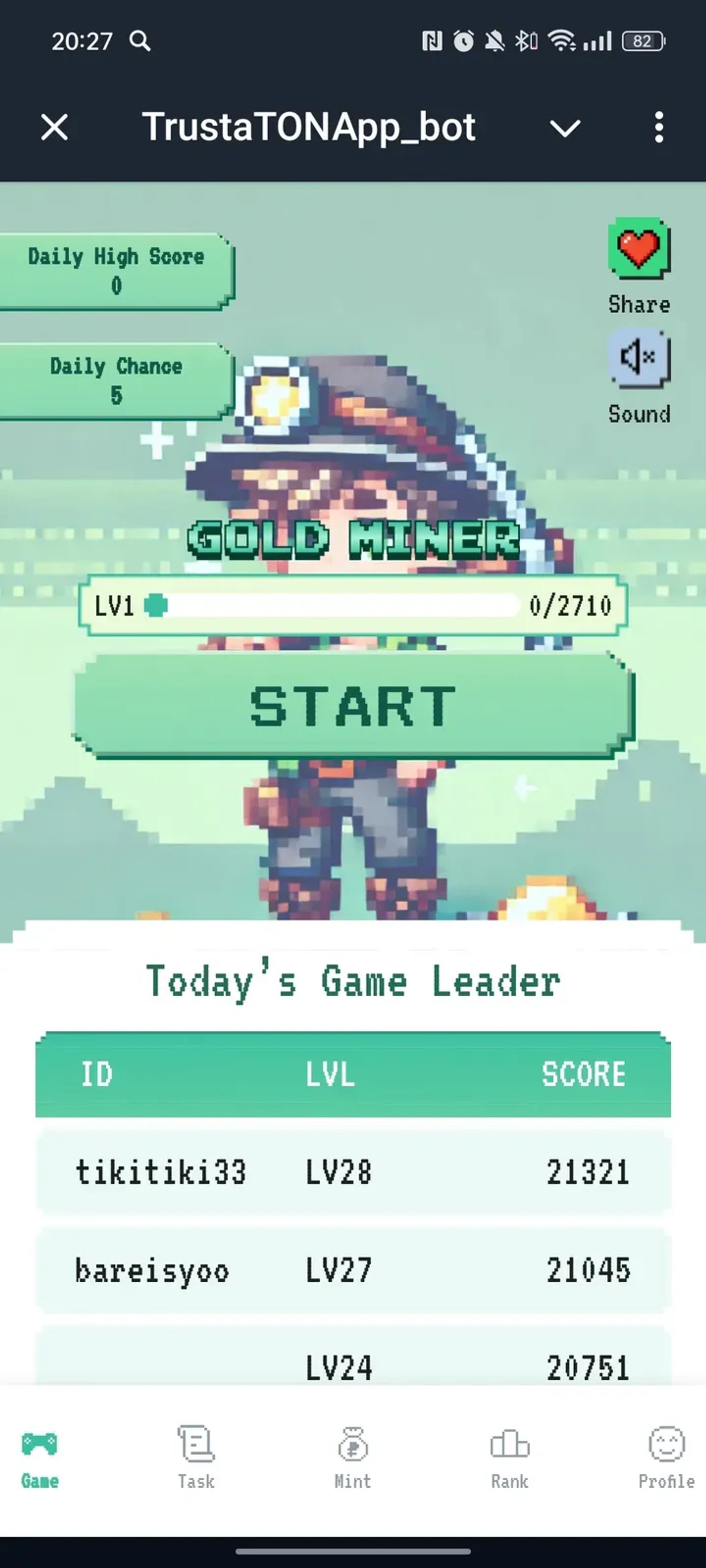 TrustaTONApp_bot в Телеграм — скриншот 1