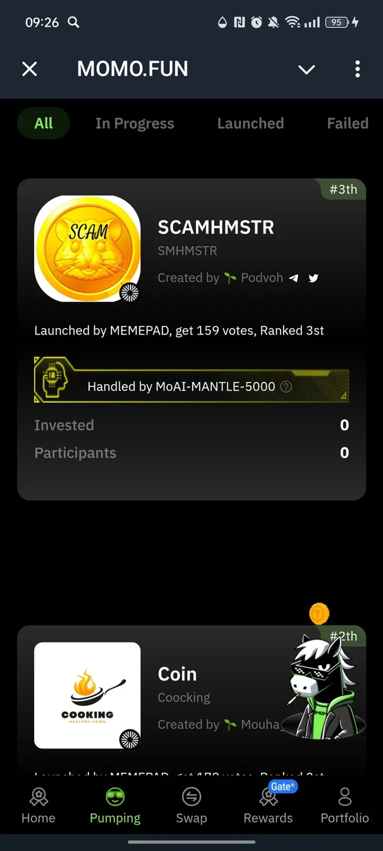 MOMO.FUN в Телеграм — скриншот 2