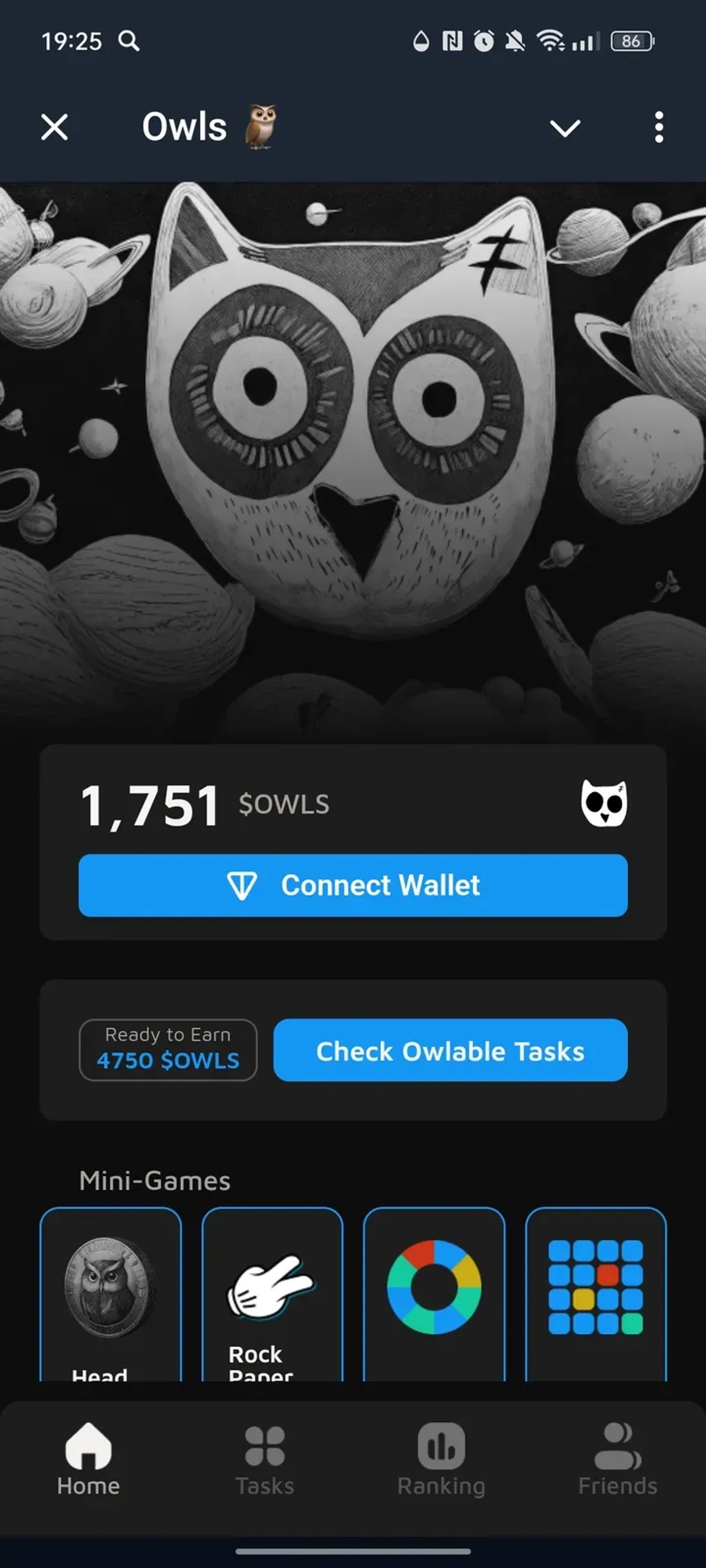 Owls 🦉 в Телеграм — скриншот 1