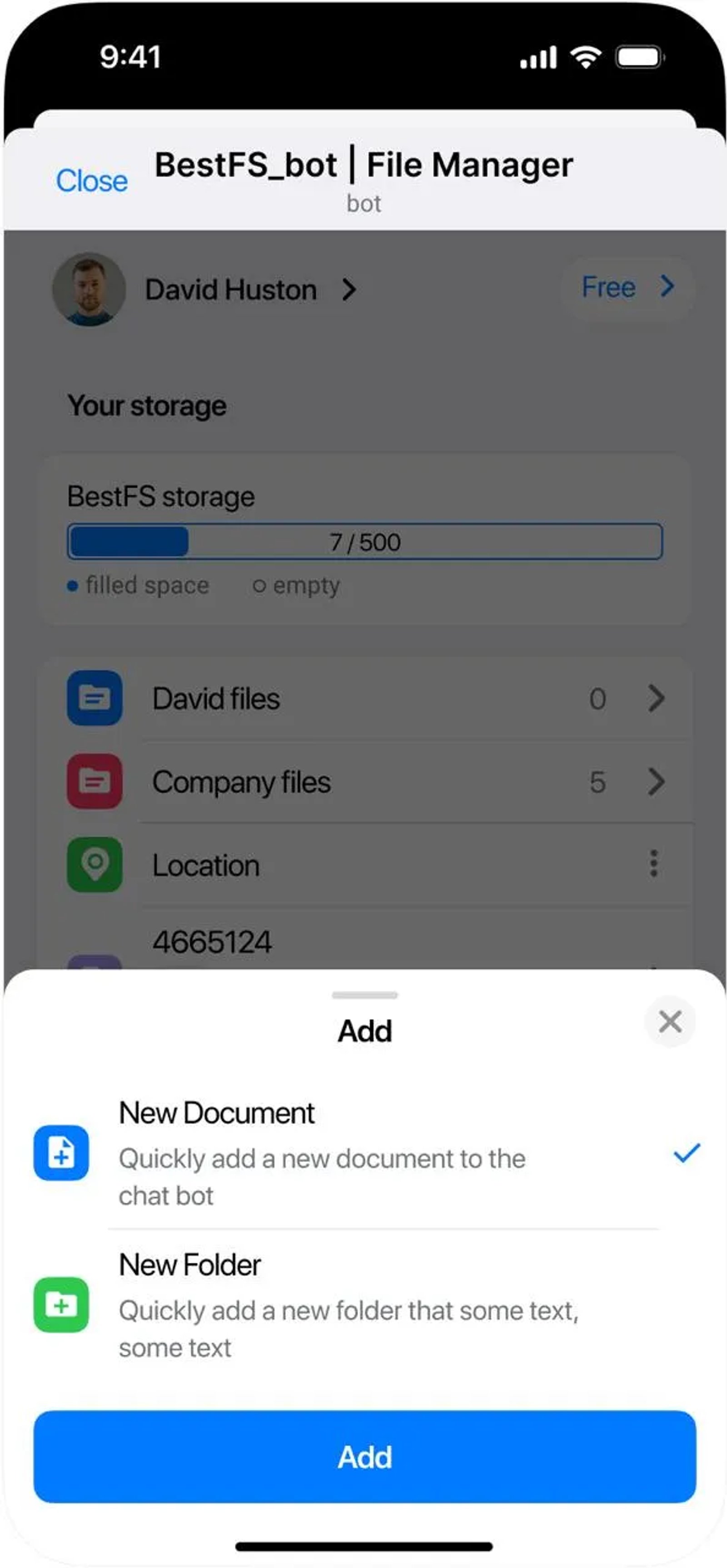 MyDocs - Scan & Store docs в Телеграм — скриншот 2