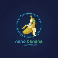 Nano banana Logo Telegram