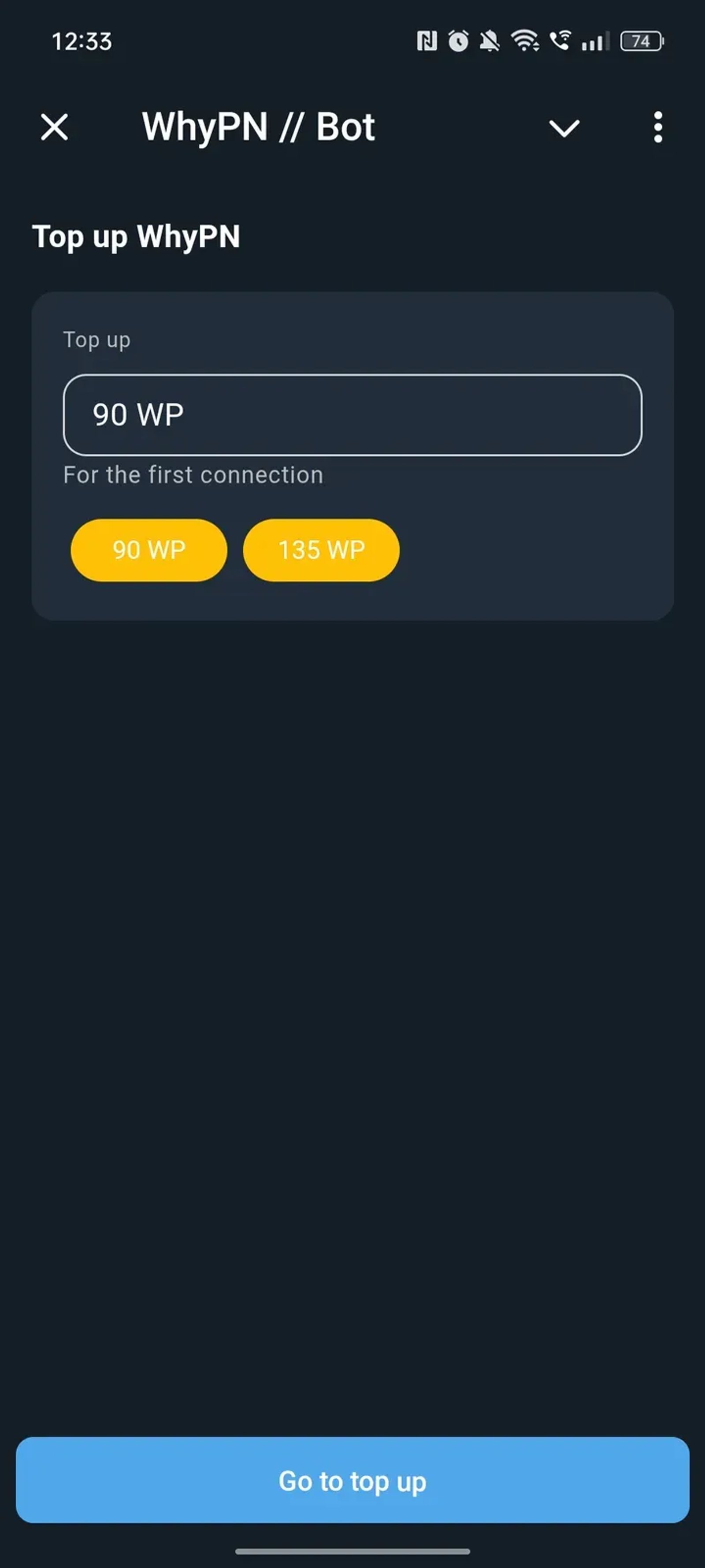 WhyPN // Bot в Телеграм — скриншот 3
