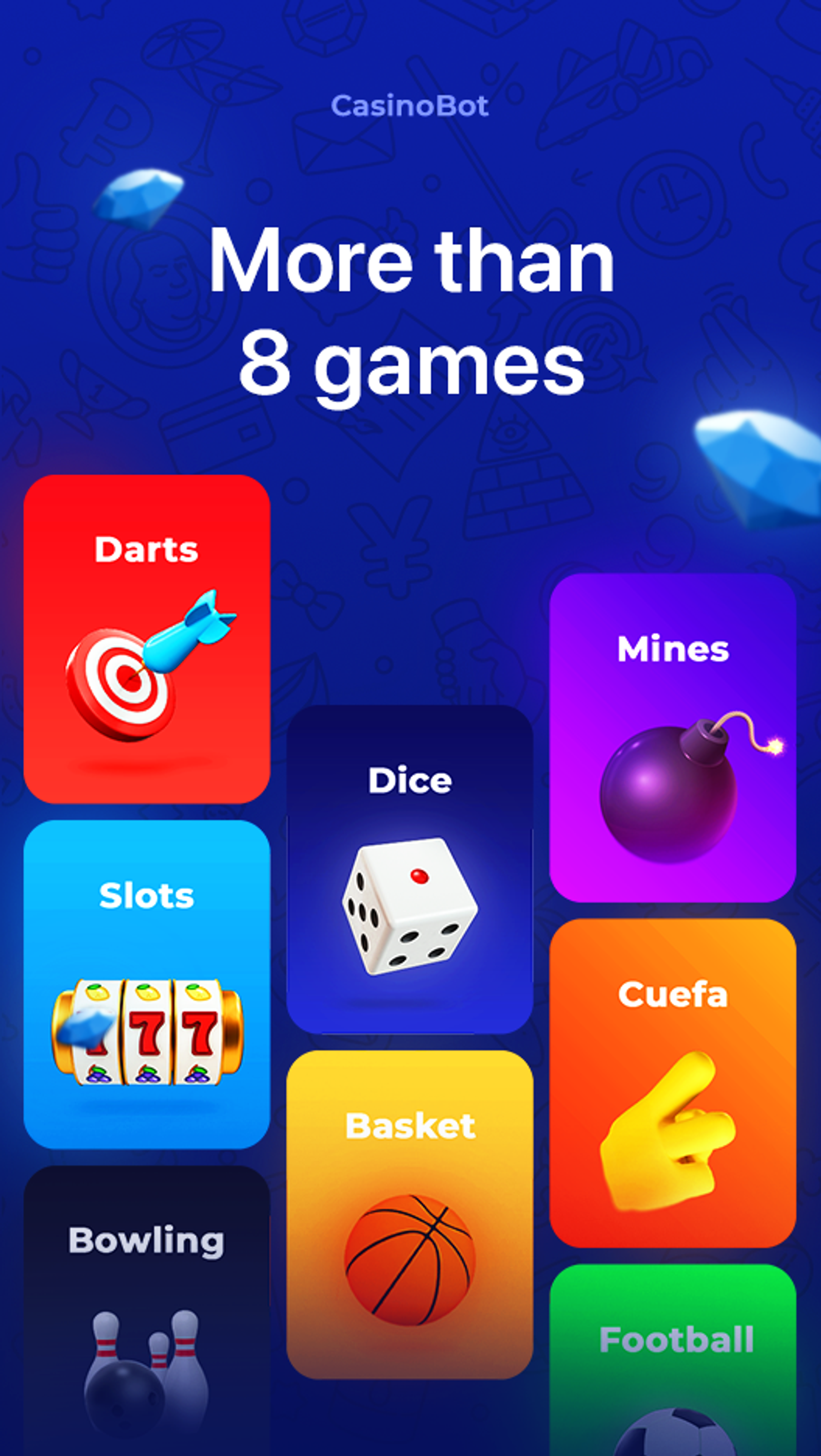 CasinoBot в Телеграм — скриншот 2