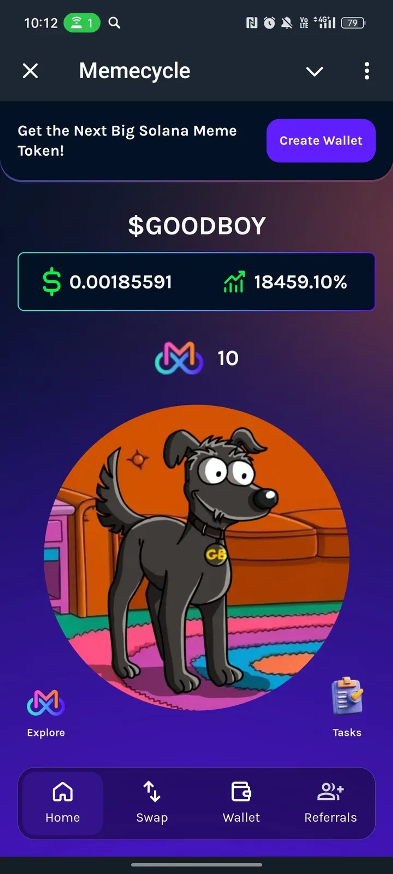 Memecycle в Телеграм — скриншот 1