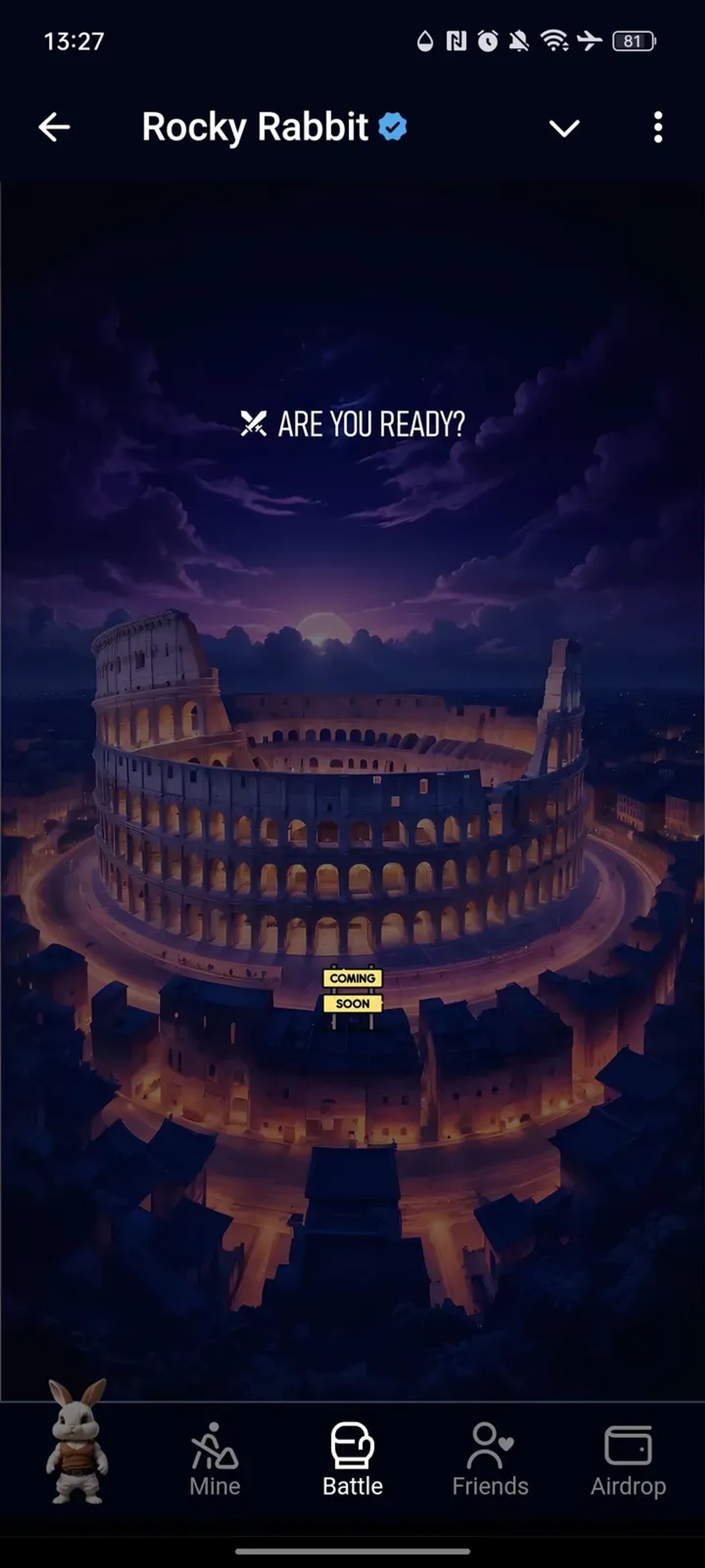 Rocky Rabbit в Телеграм — скриншот 4