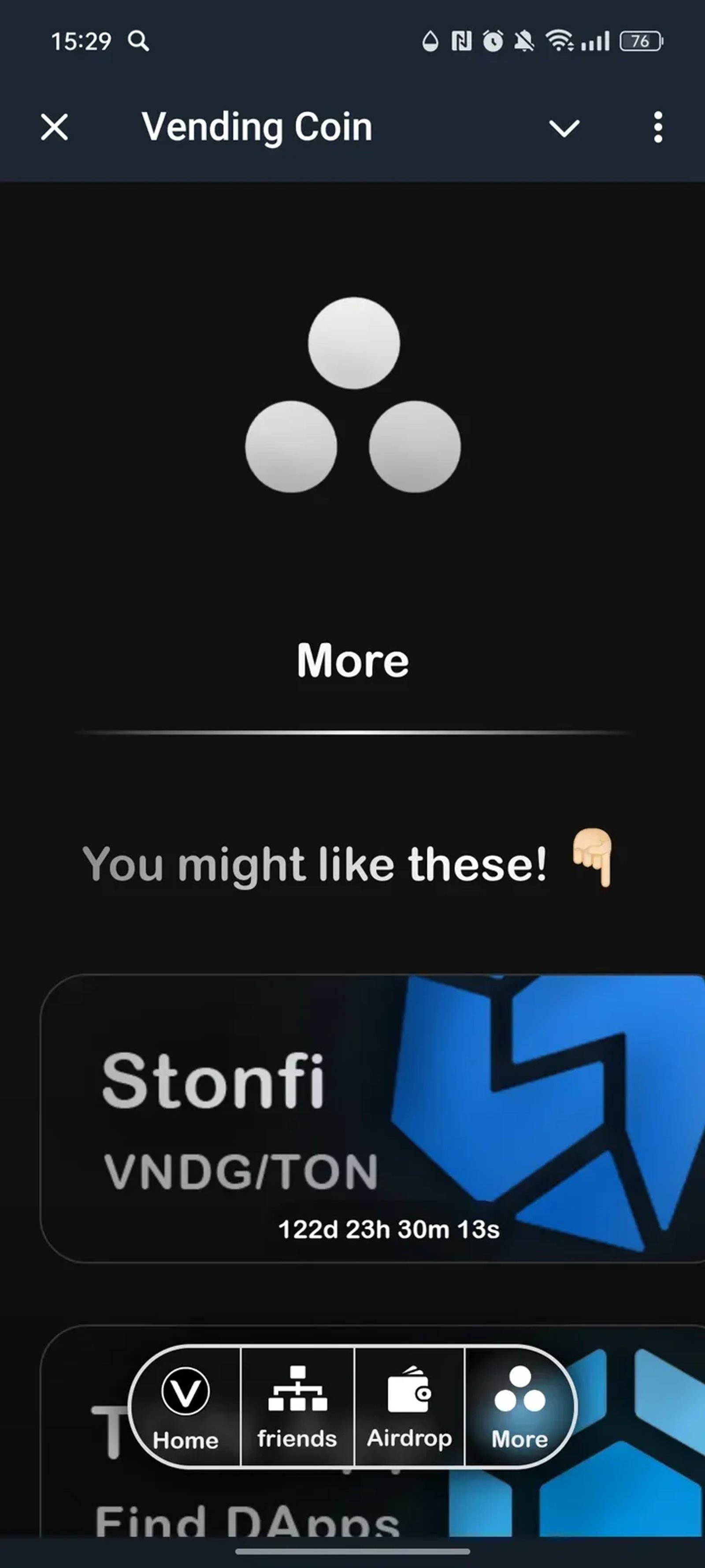 Vending Coin в Телеграм — скриншот 4