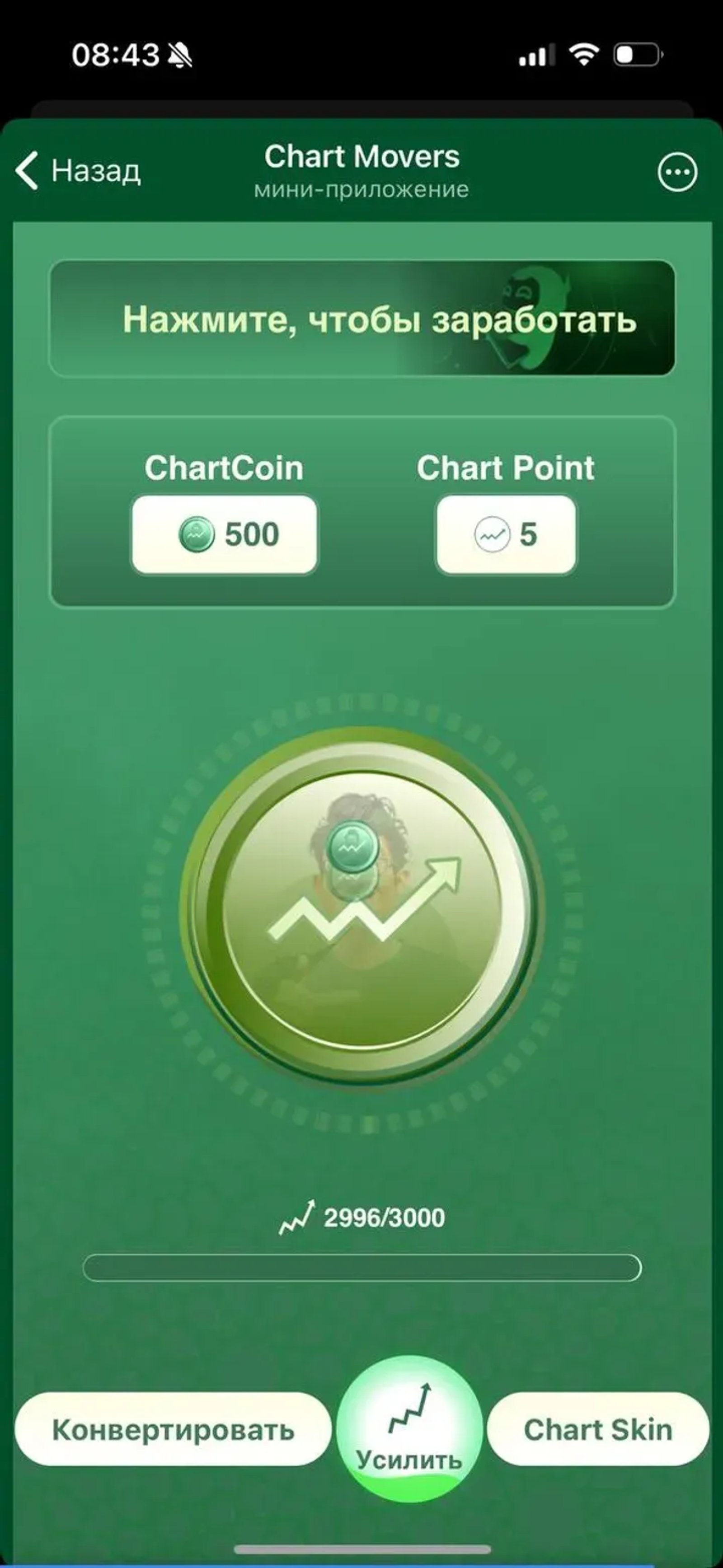 Chart Movers в Телеграм — скриншот 5