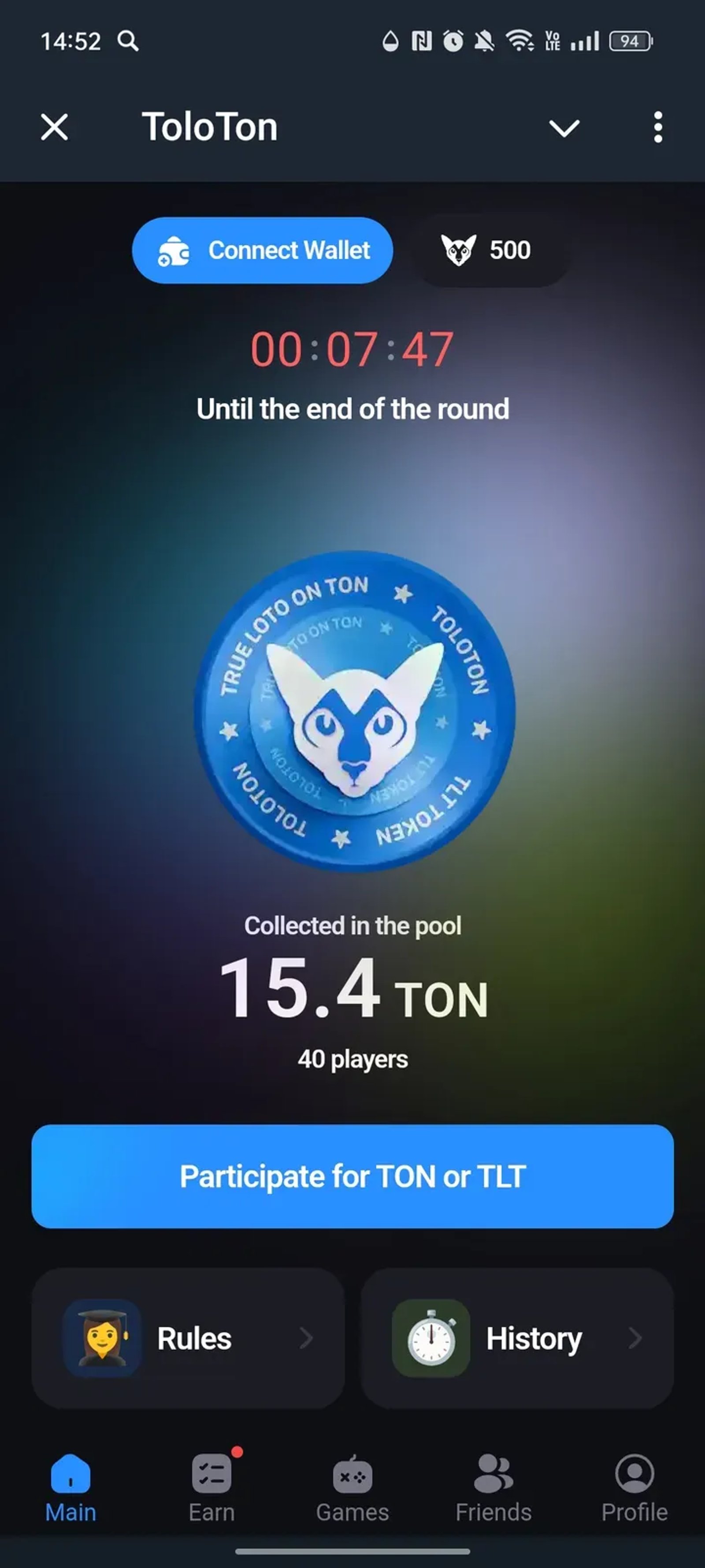 ToloTon в Телеграм — скриншот 1