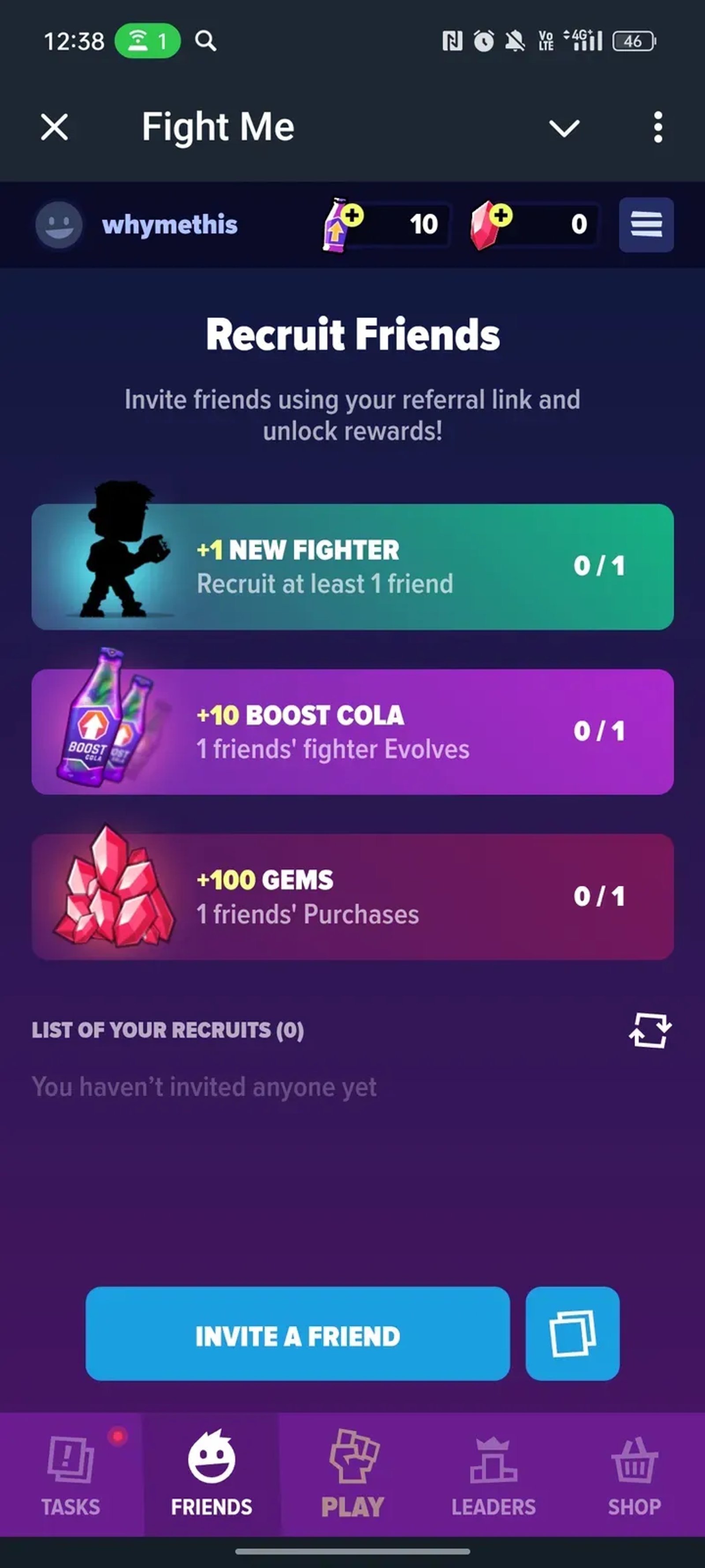 Fight Me в Телеграм — скриншот 2