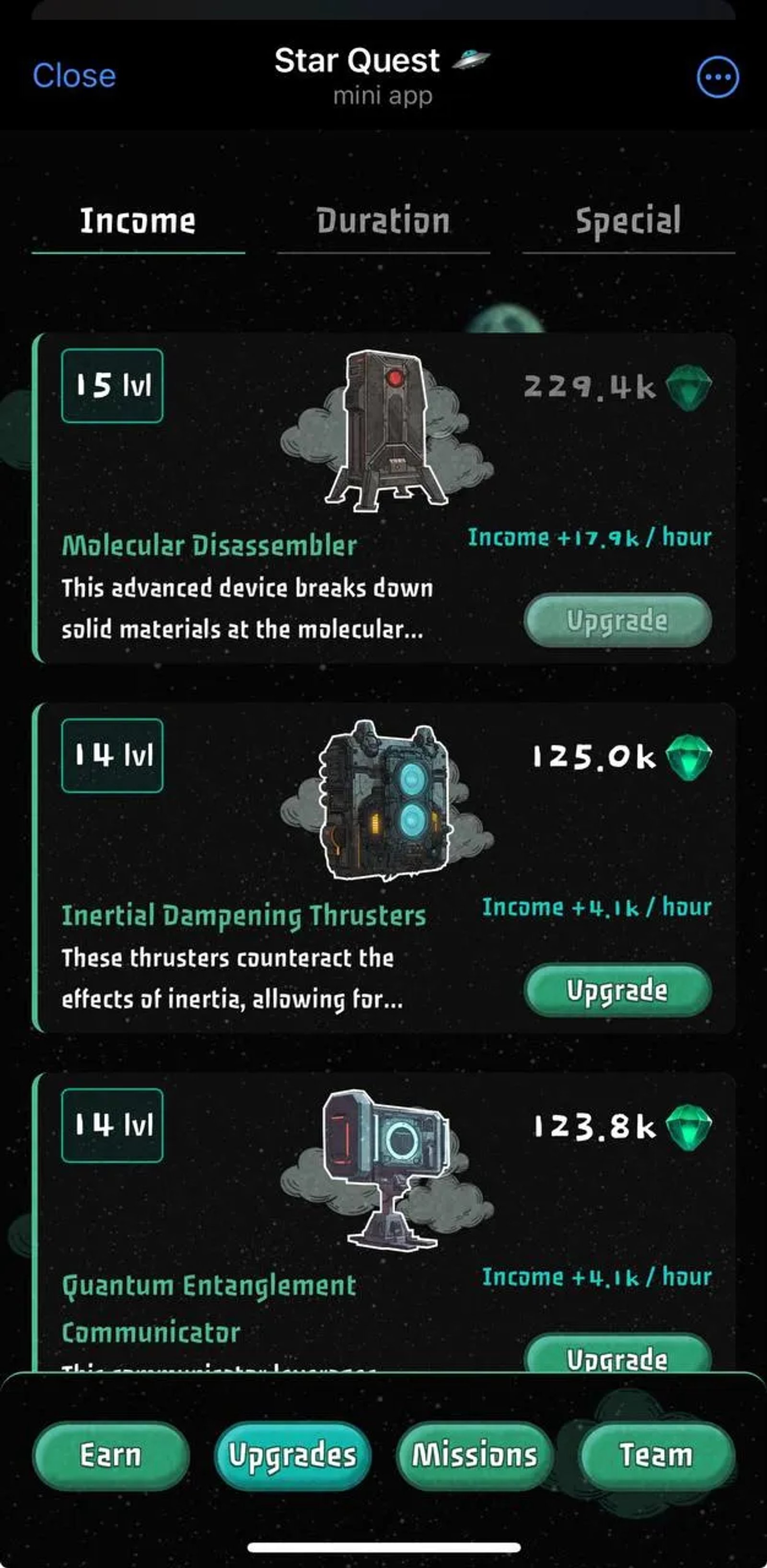 Star Quest πΈ Telegram Screenshot 2