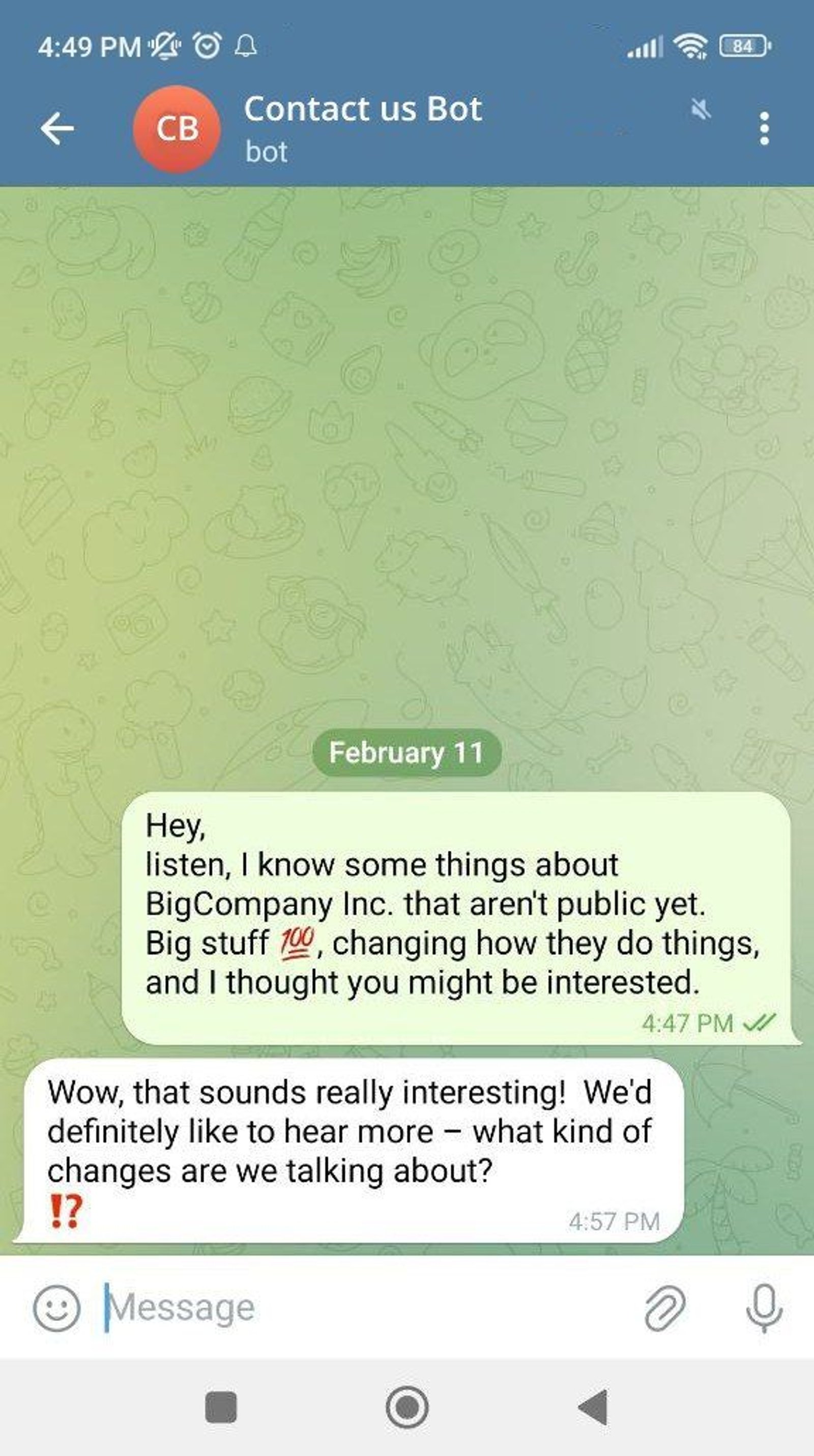 Feedback Bots Manager в Telegram — скриншот 2