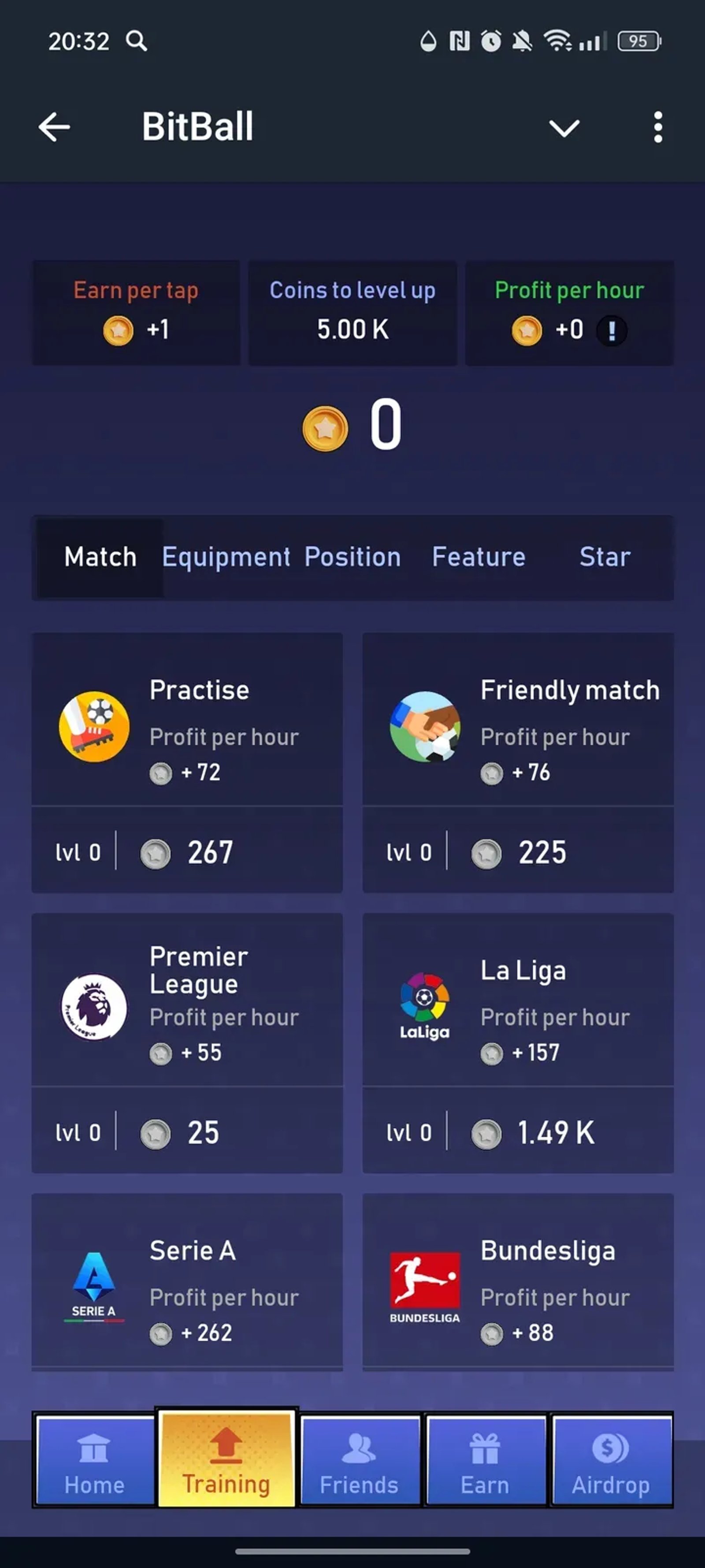 FootballTap - BitBall в Telegram — скриншот 2