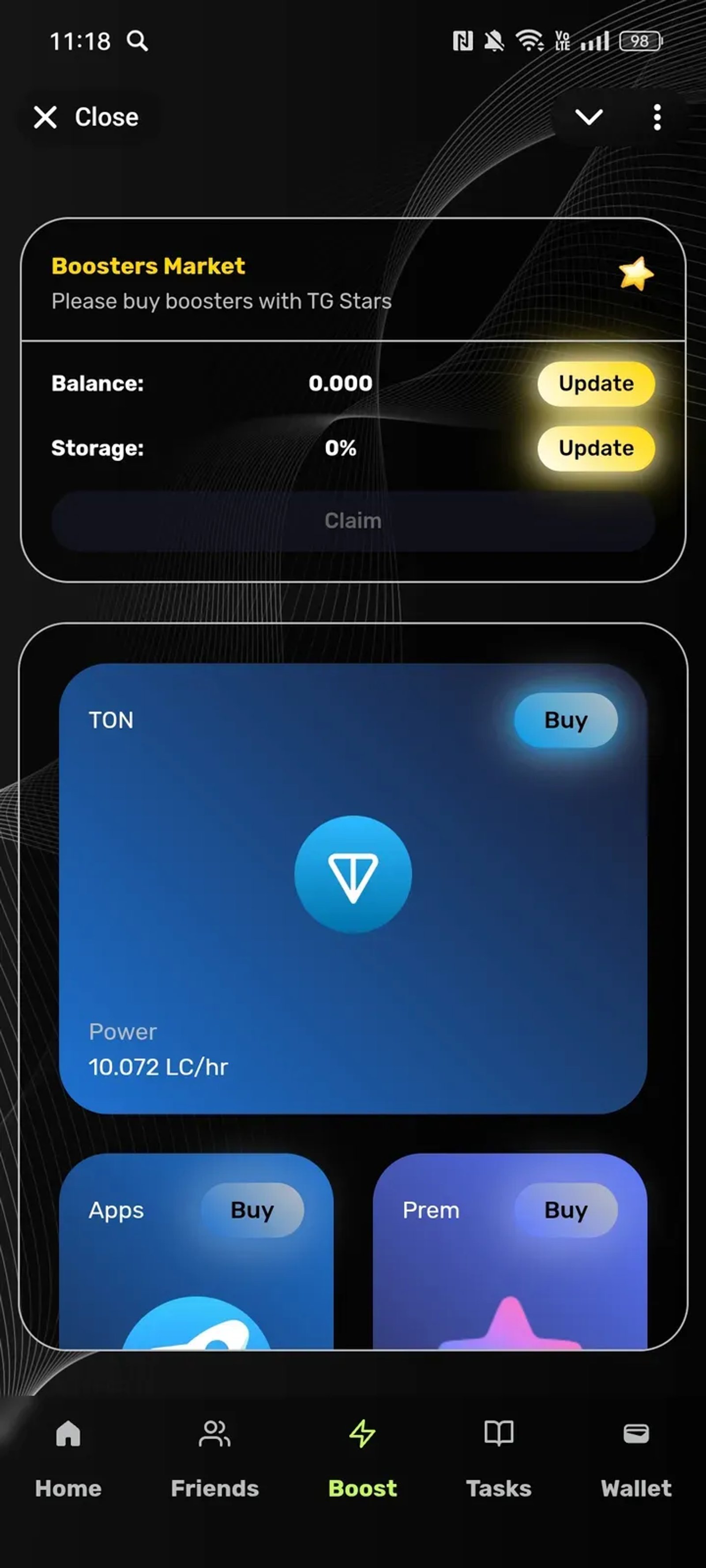 Liquid Coin в Телеграм — скриншот 3
