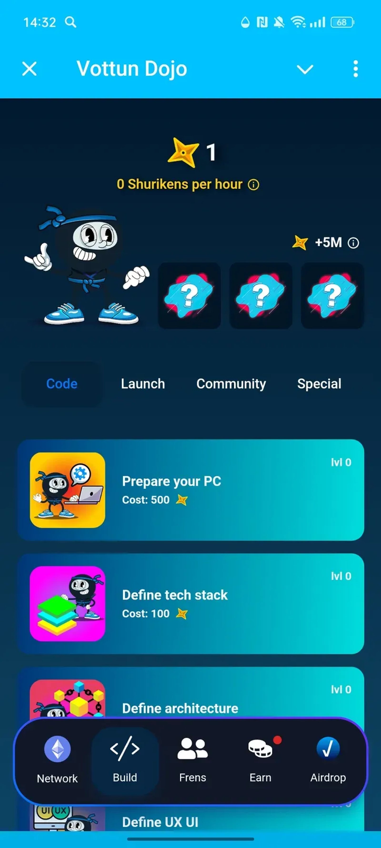Shuriken (a.k.a. Vottun Dojo) в Телеграм — скриншот 2