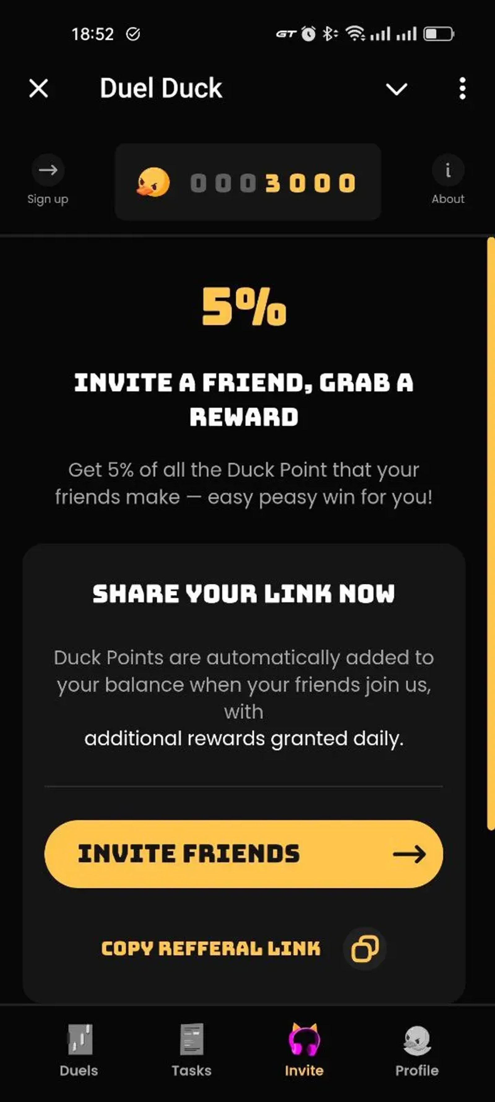 Duel Duck в Телеграм — скриншот 2