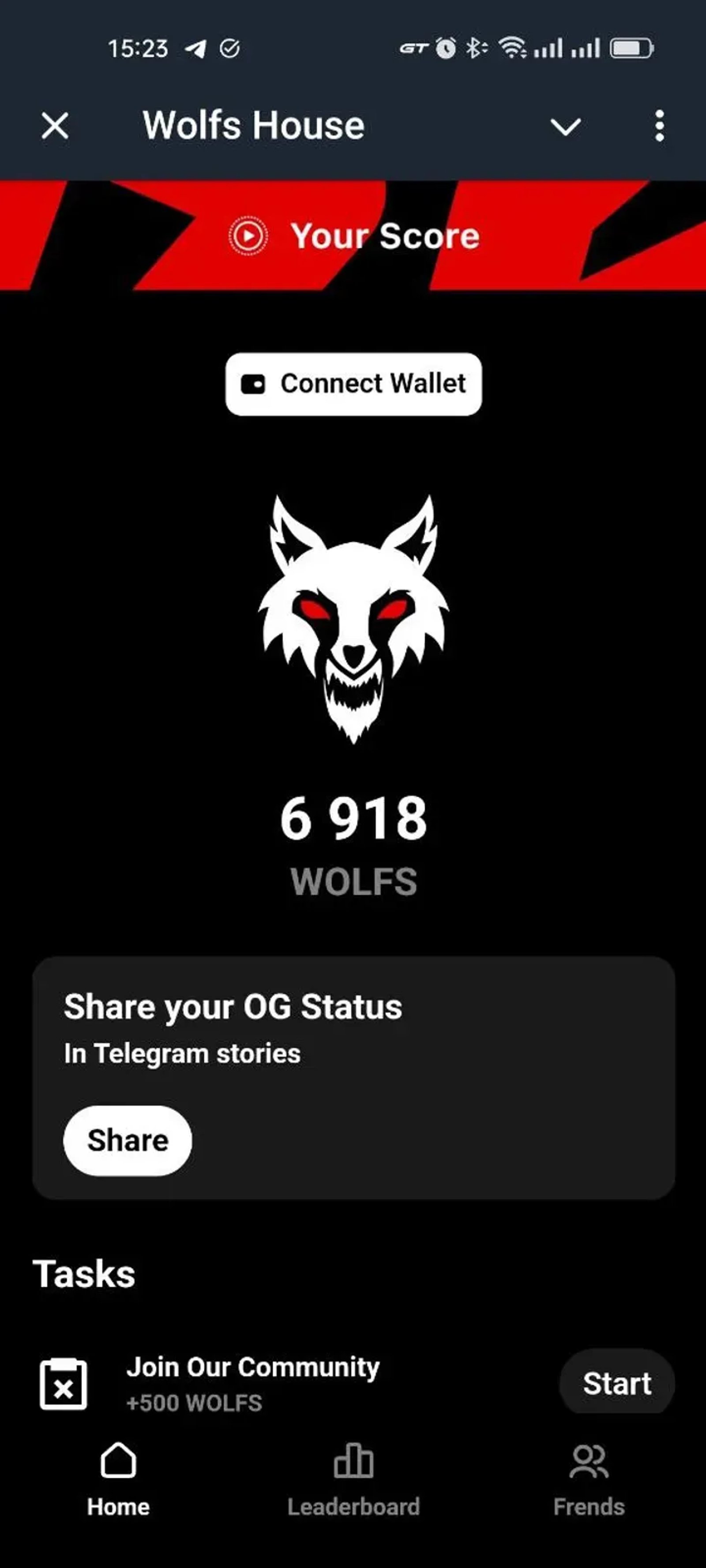 Wolfs House в Телеграм — скриншот 3