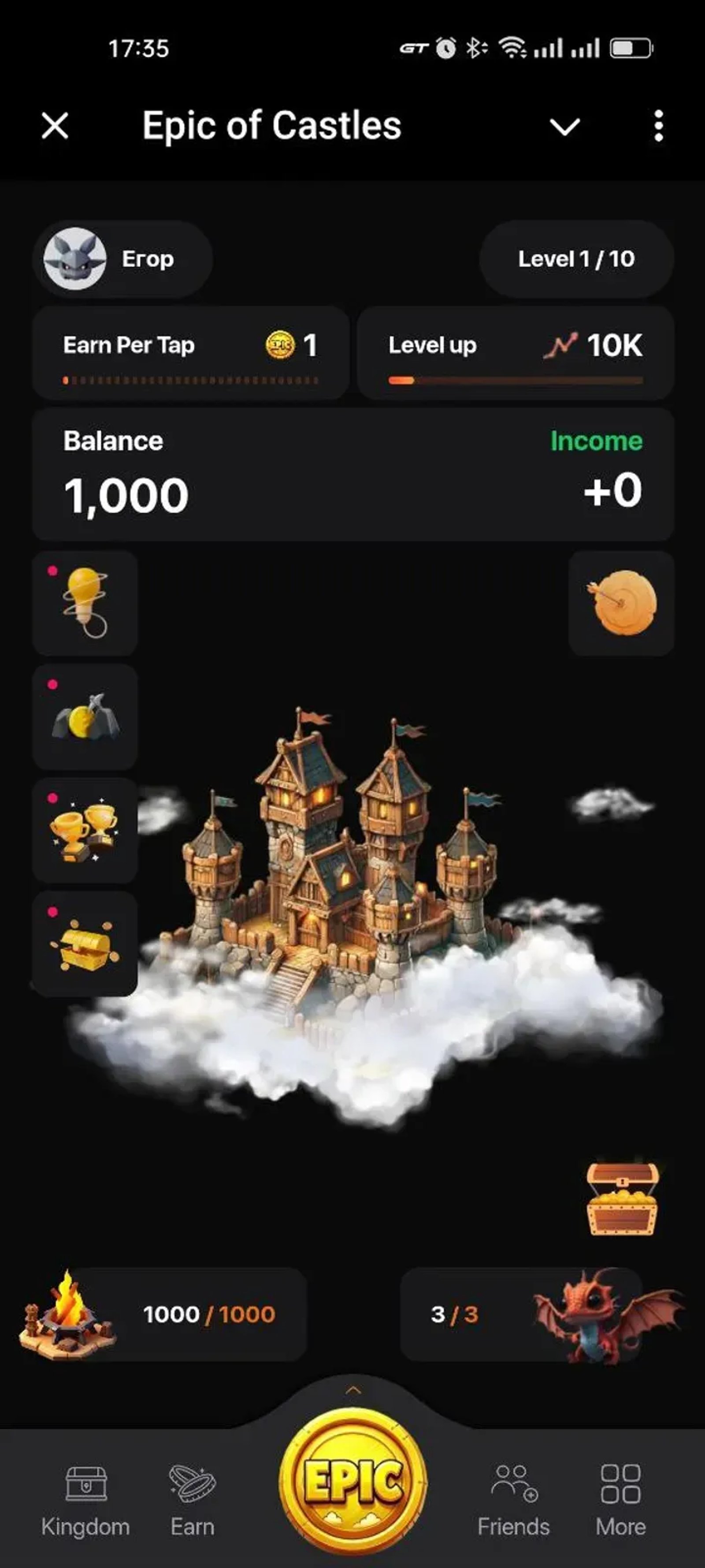 Epic of Castles в Телеграм — скриншот 2