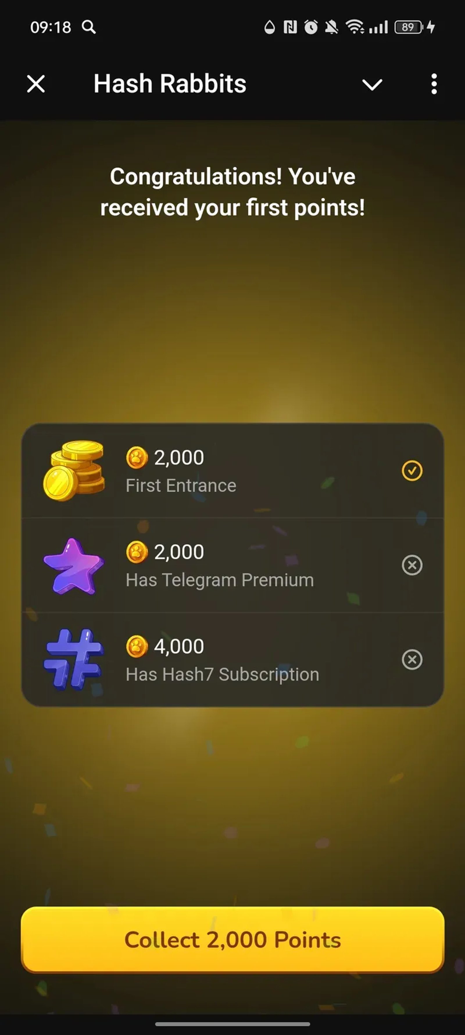 Hash Rabbits Telegram Screenshot 1