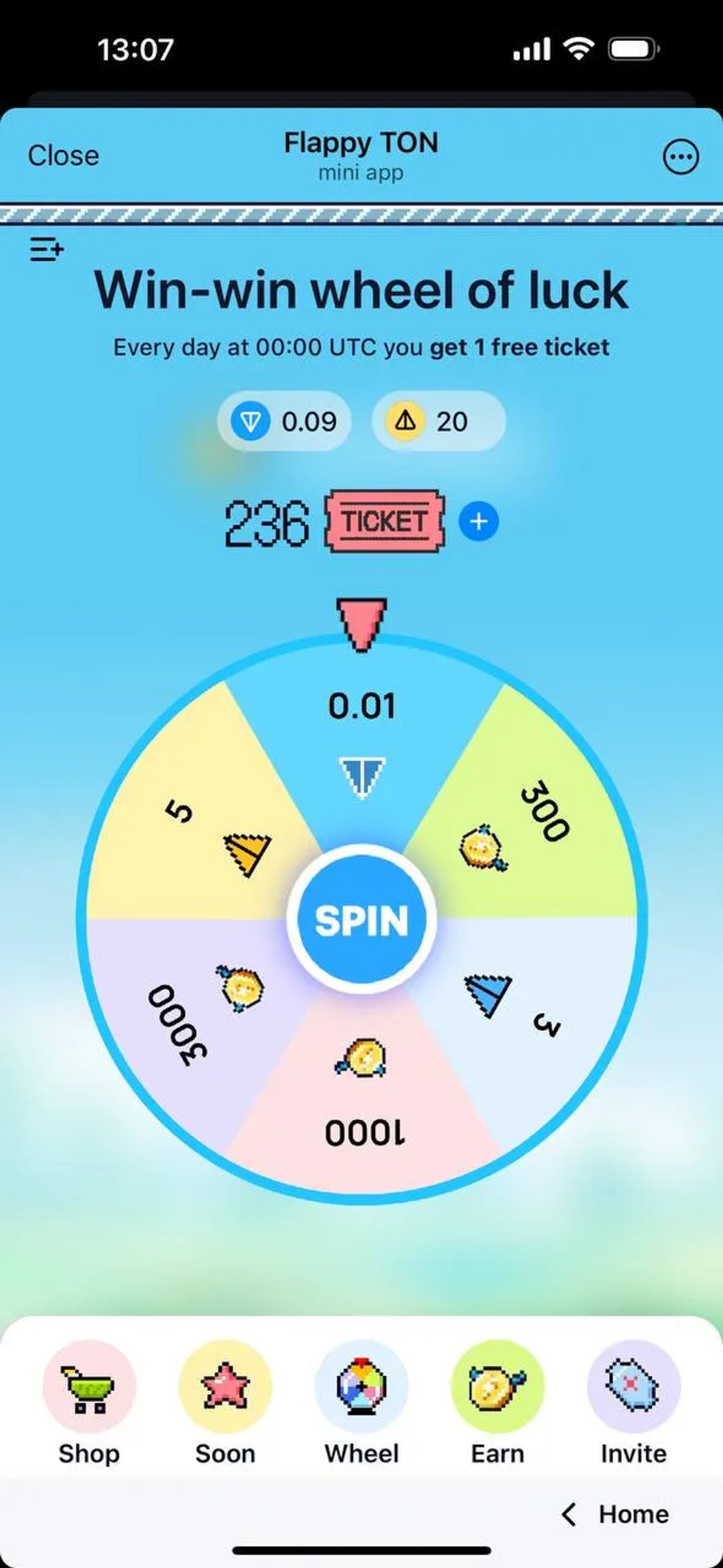 Flappy TON Telegram Screenshot 2