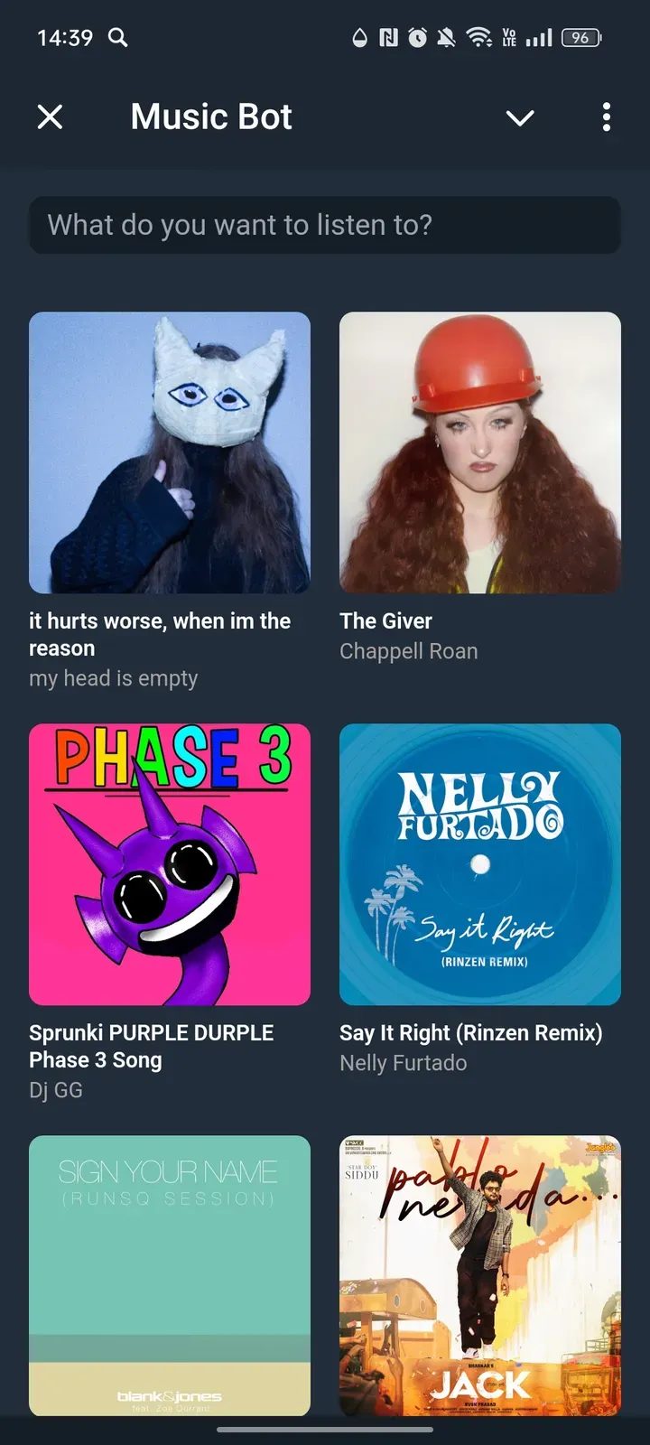 Music Bot Telegram Screenshot 1