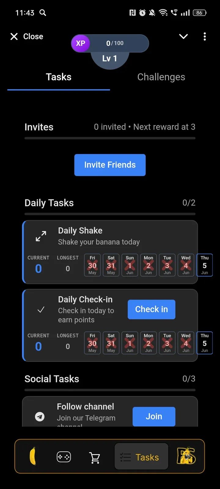 BananaShake 🍌 Telegram Screenshot 4