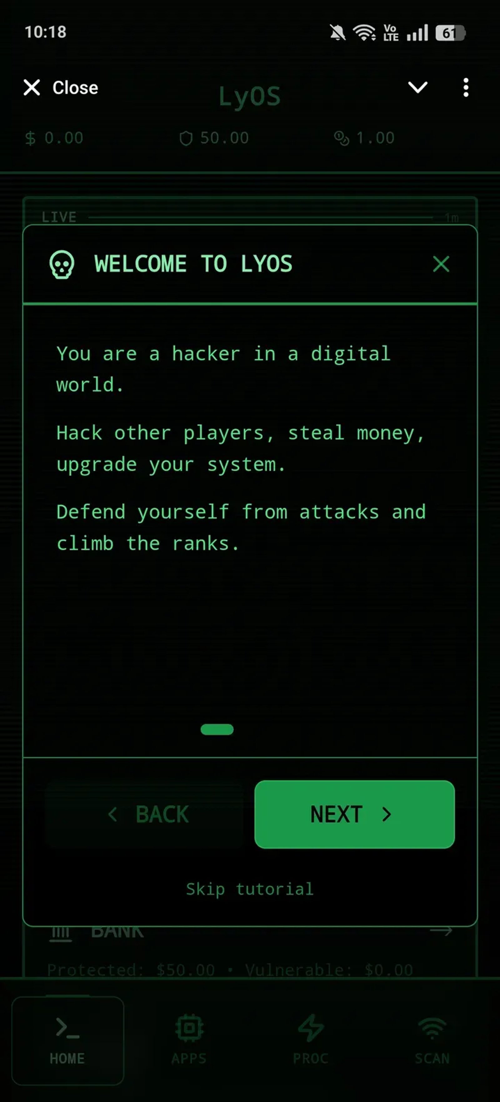LyOS Telegram Screenshot 1