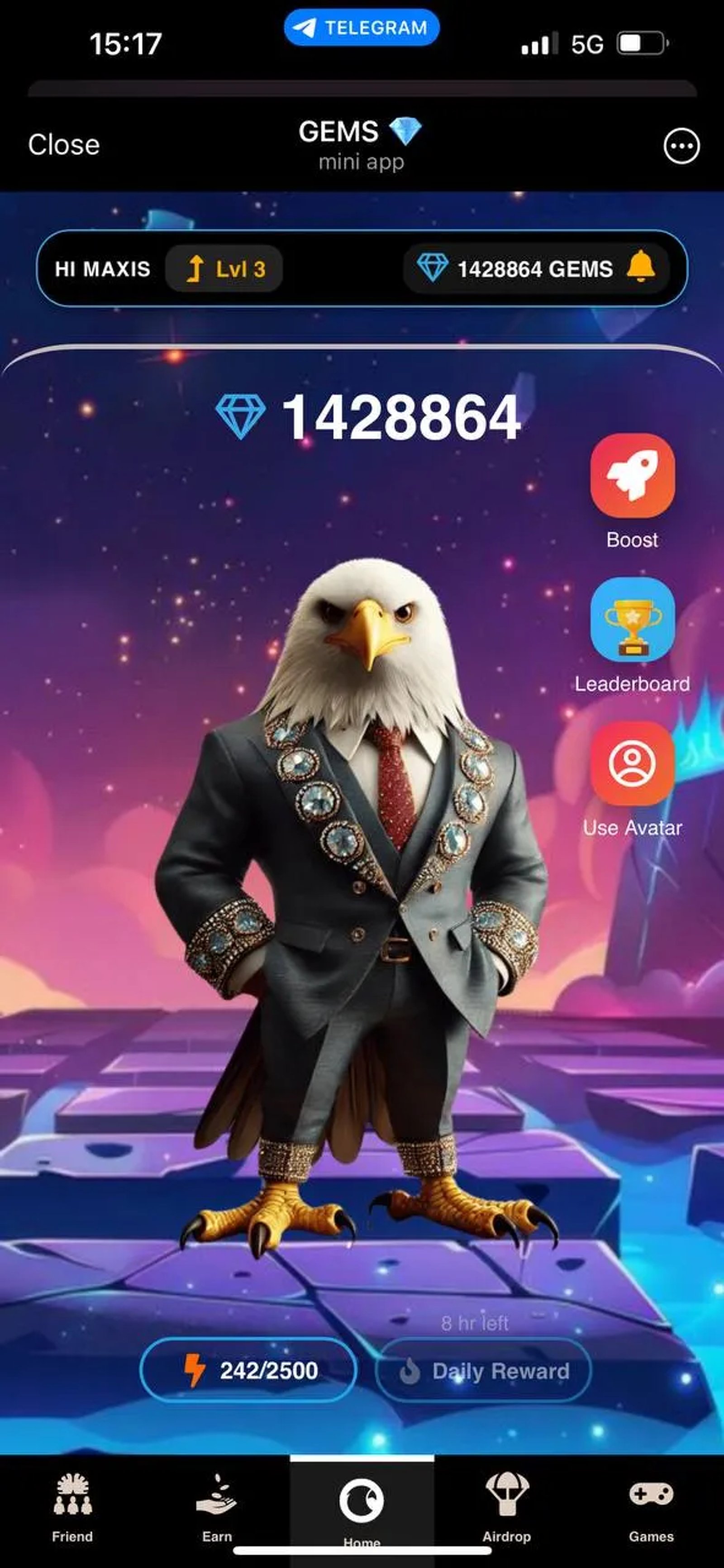 GEMS 💎 Telegram Screenshot 2