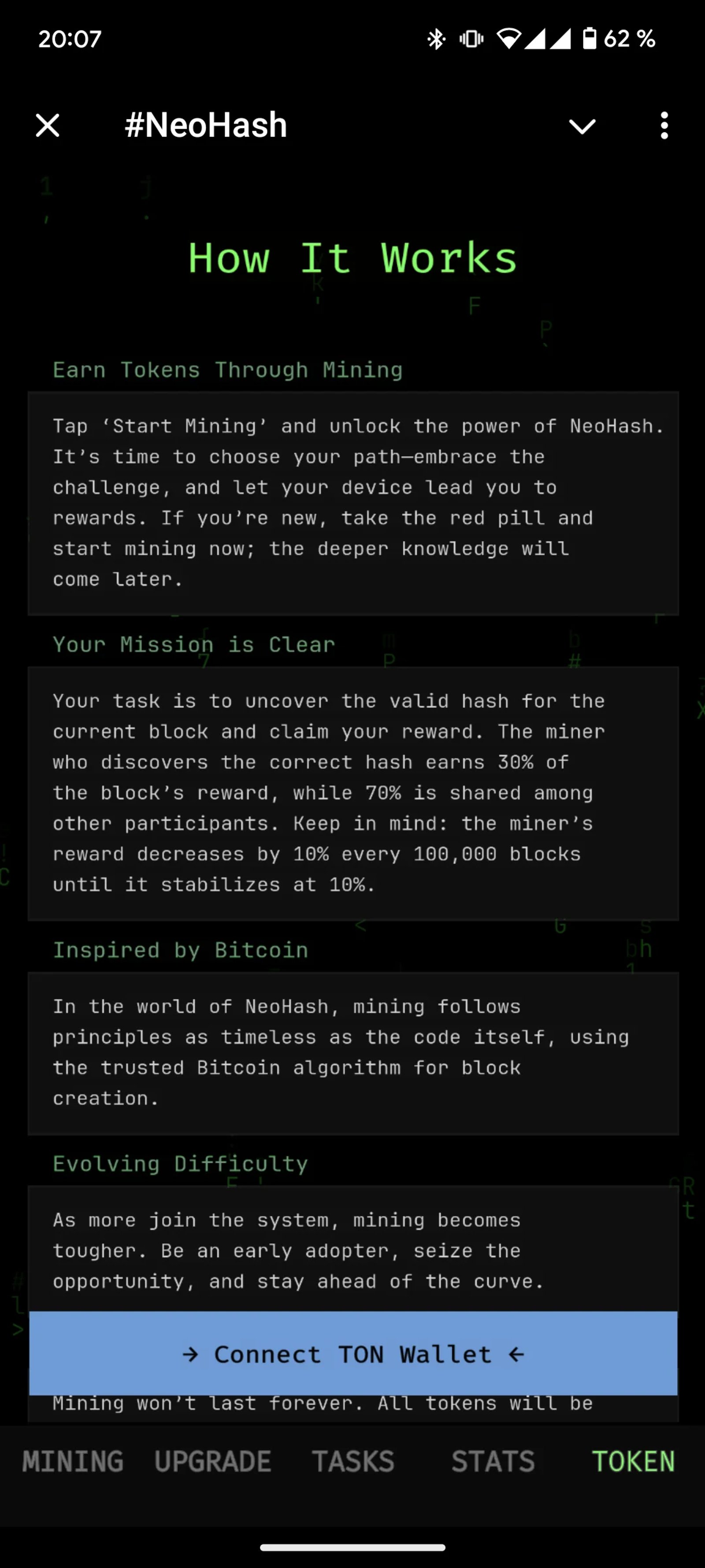 #NeoHash Telegram Screenshot 6