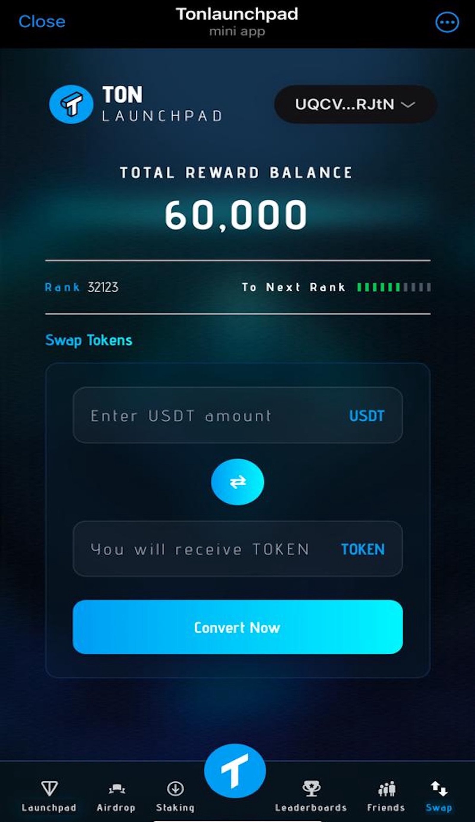 Ton Launchpad Telegram Screenshot 1