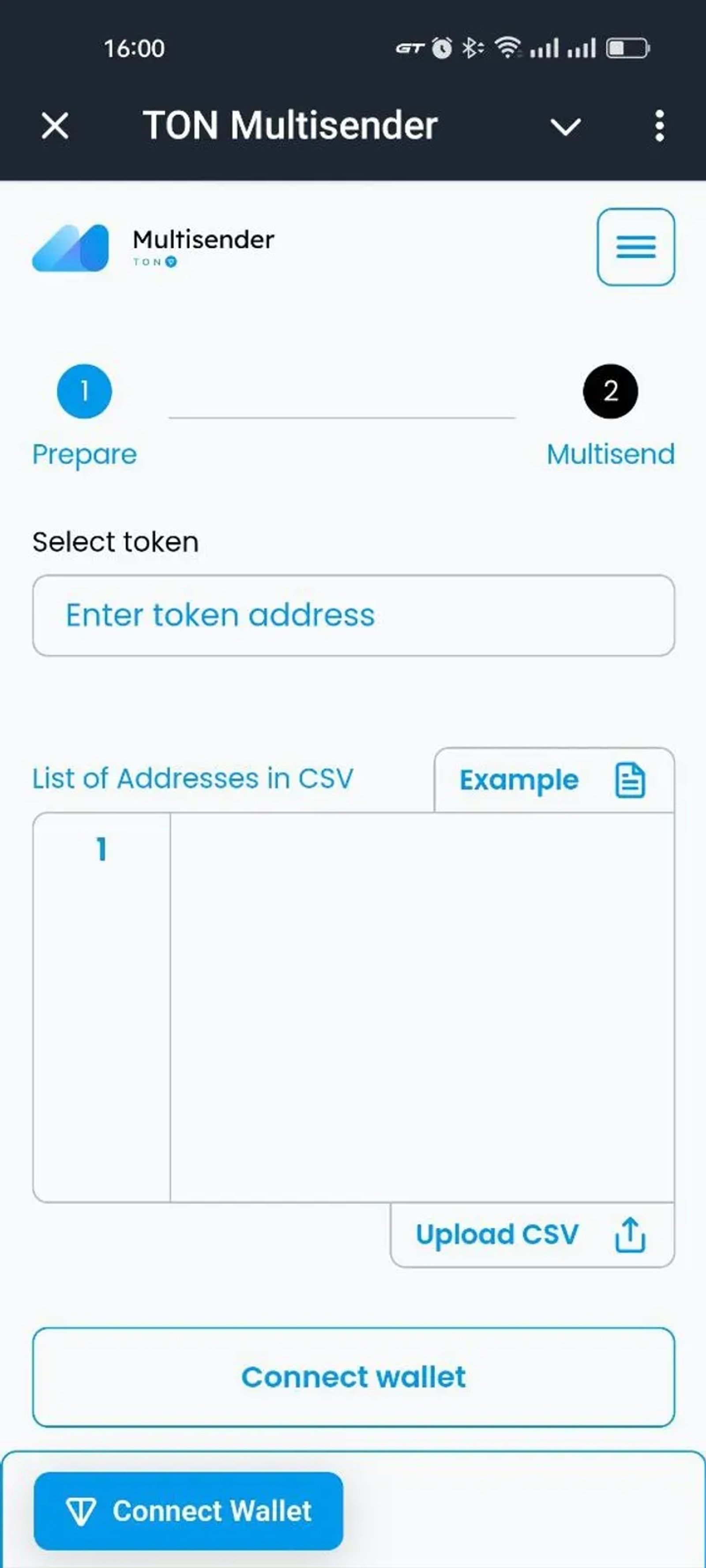 TON Multisender в Телеграм — скриншот 3