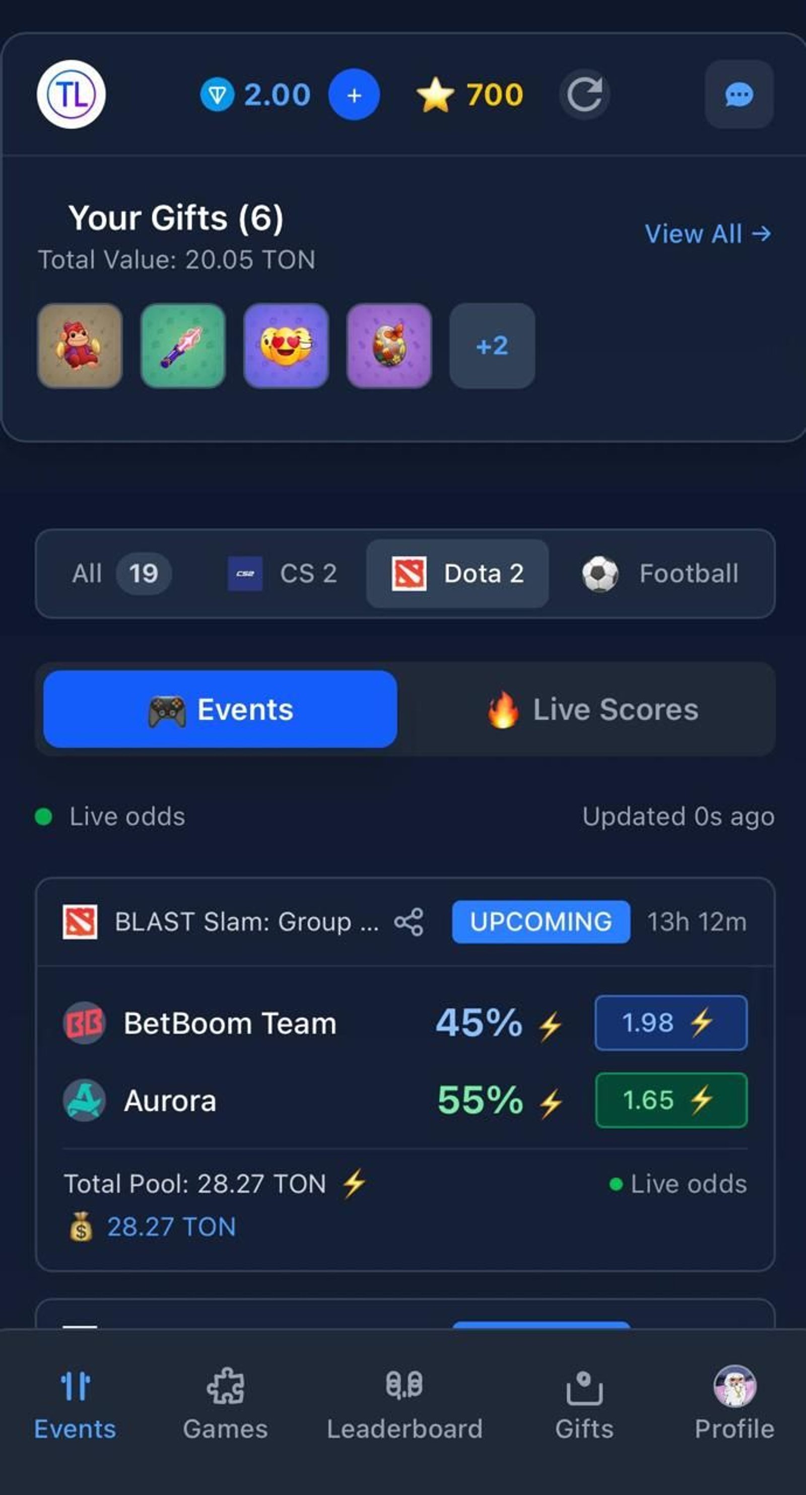 TonLounge Telegram Screenshot 2