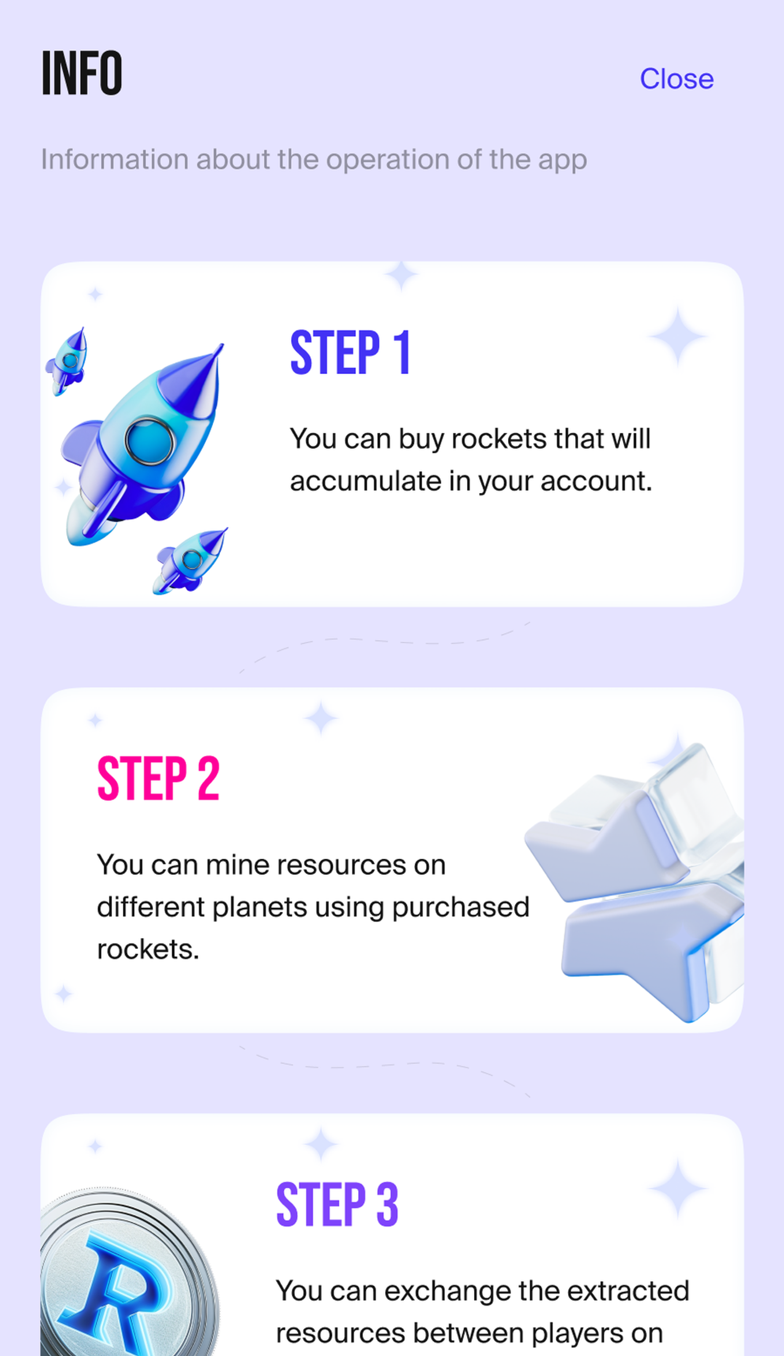 Go To Planets в Телеграм — скриншот 3
