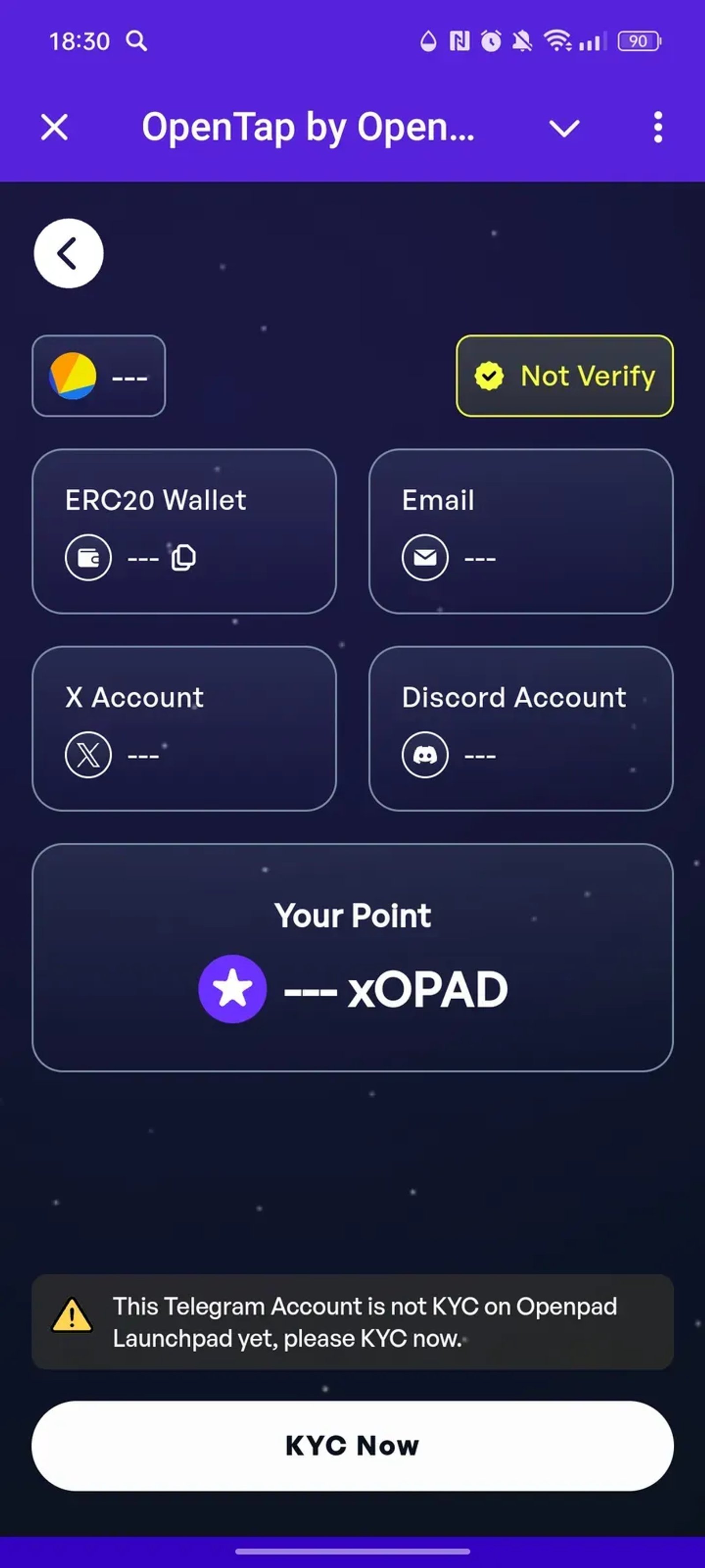 OpenTap by Openpad в Телеграм — скриншот 5