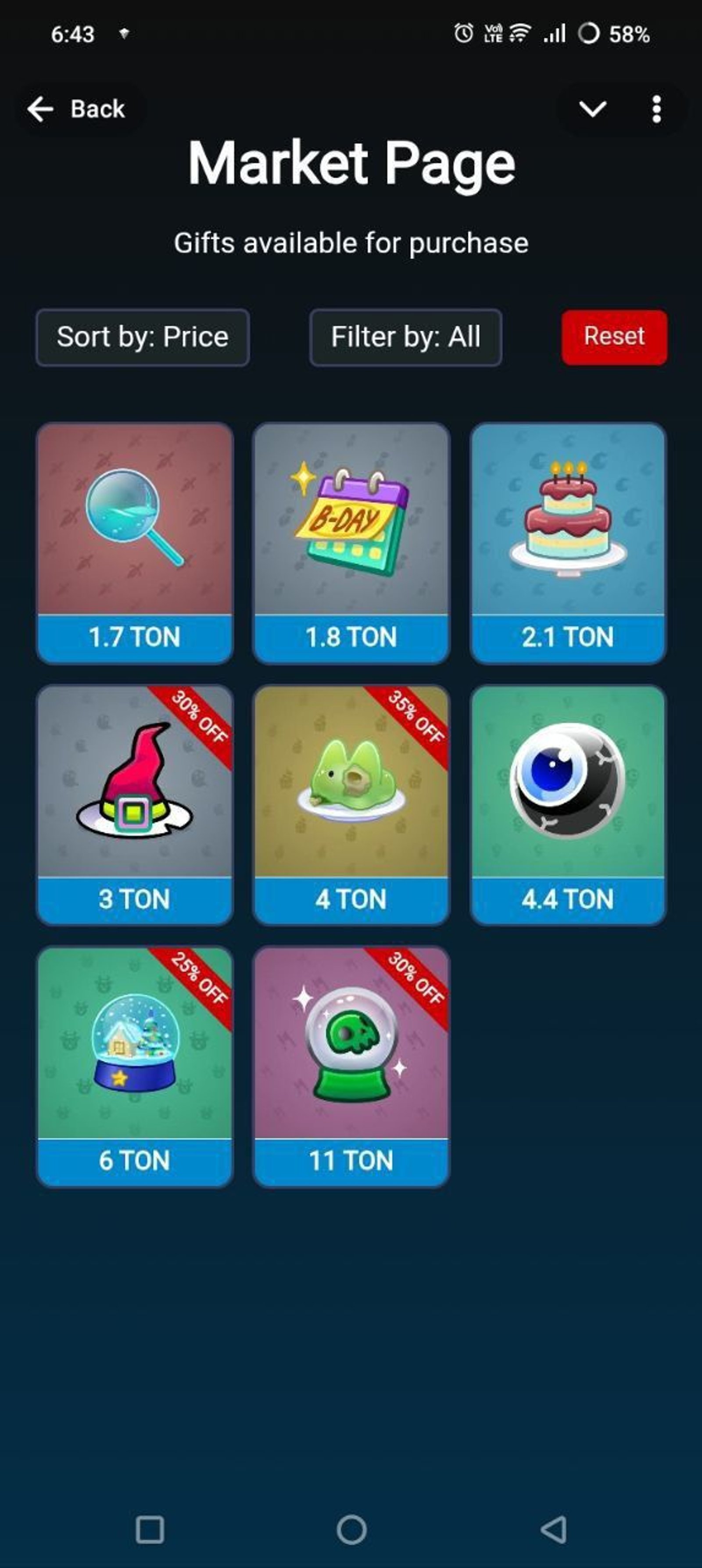 Gift Busket в Телеграм — скриншот 4