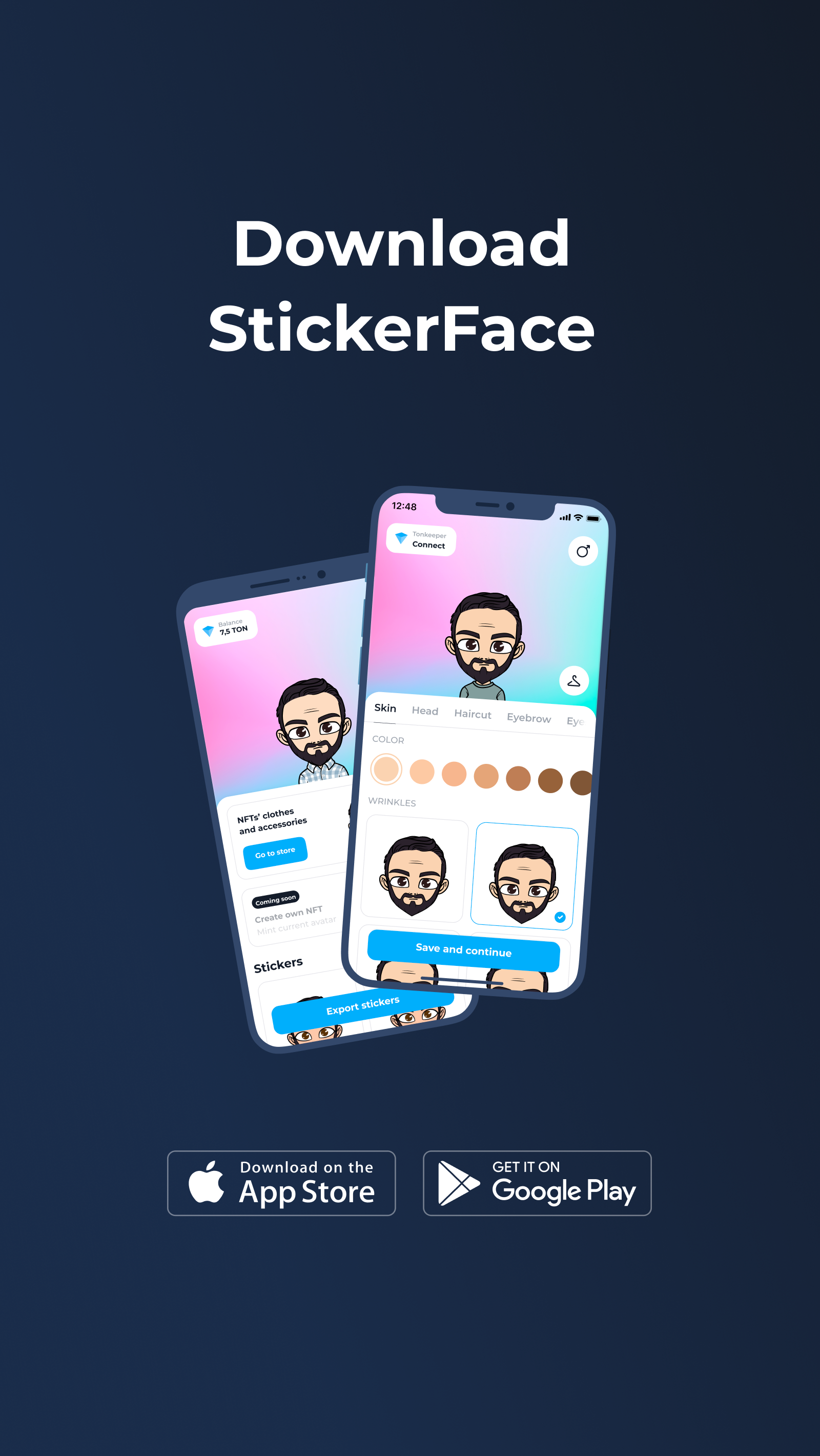 StickerFace в Телеграм — скриншот 1
