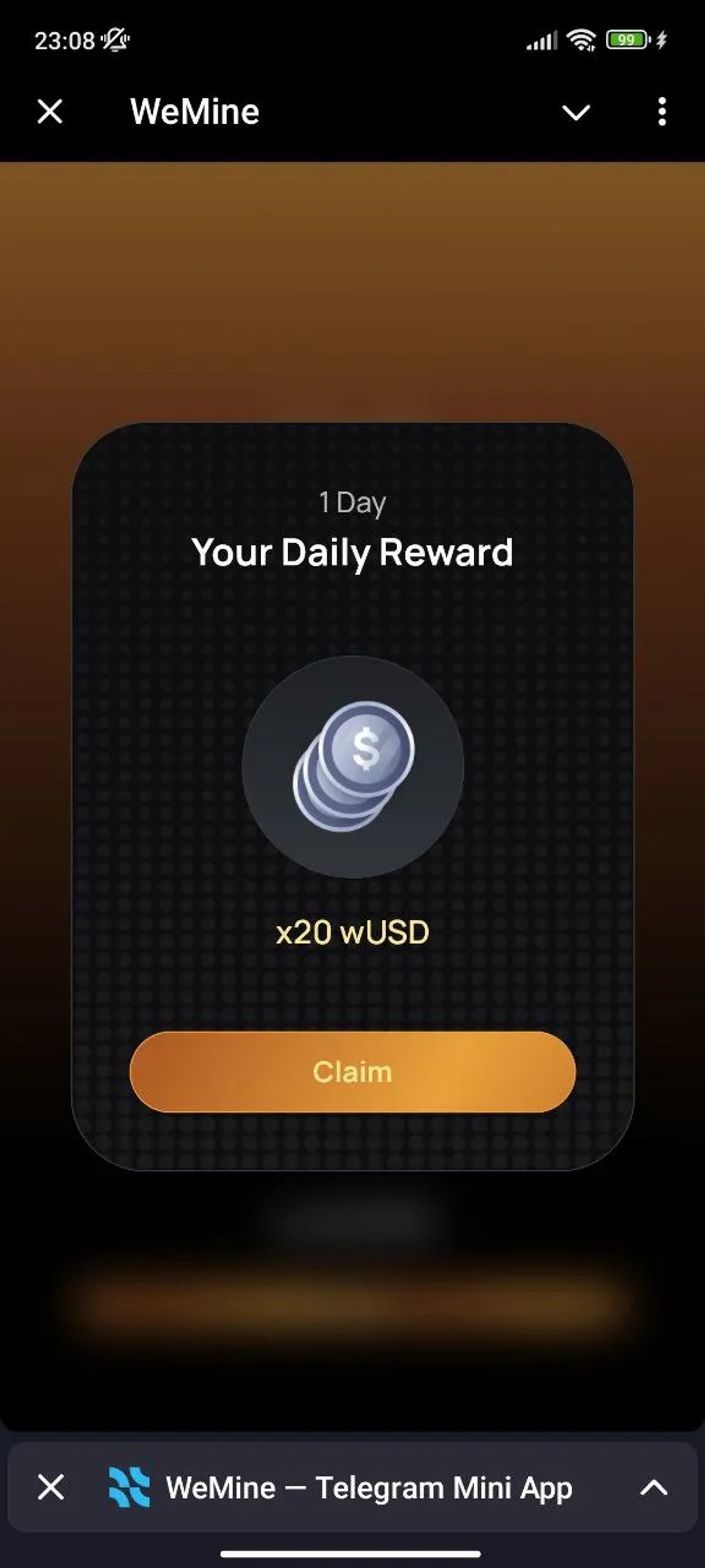 WeMine Бонус