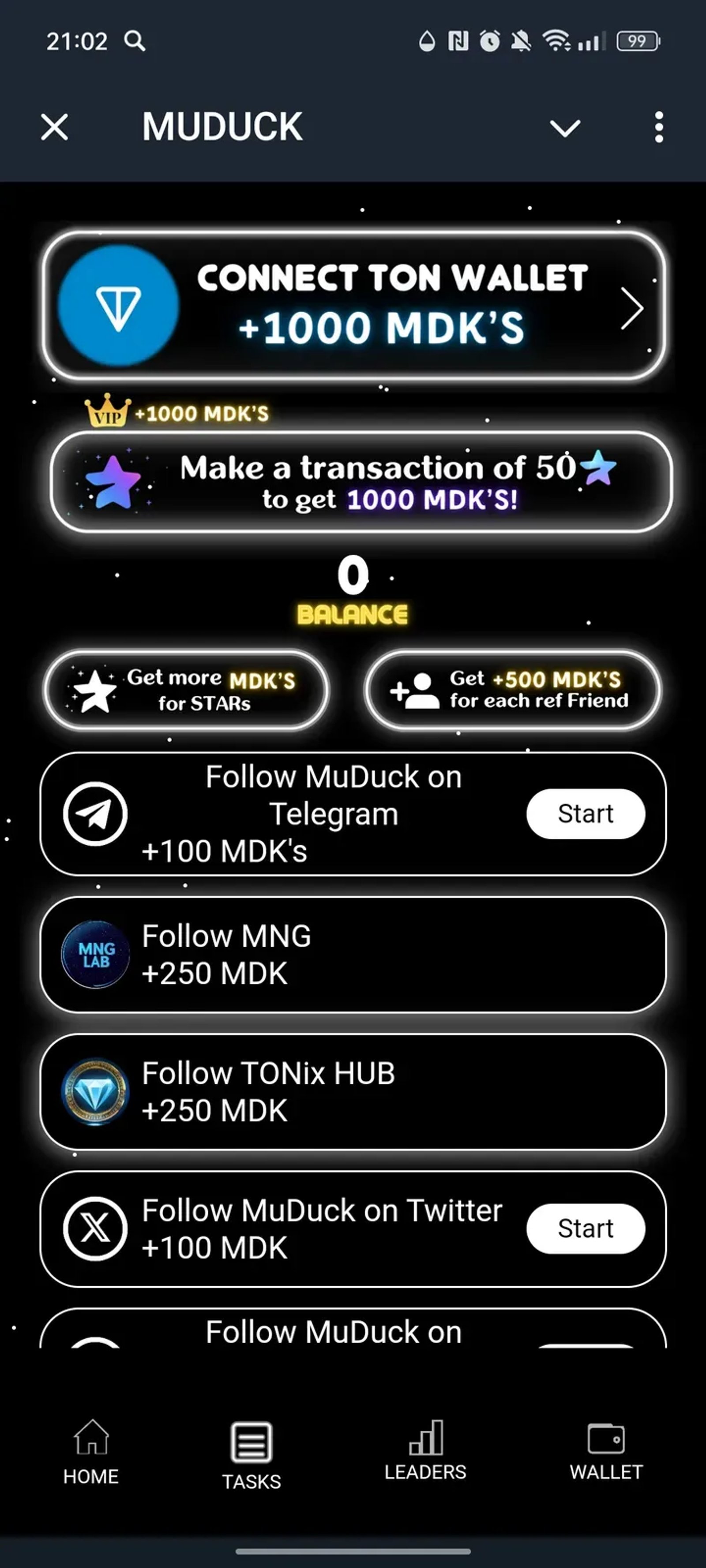 MUDUCK в Телеграм — скриншот 2