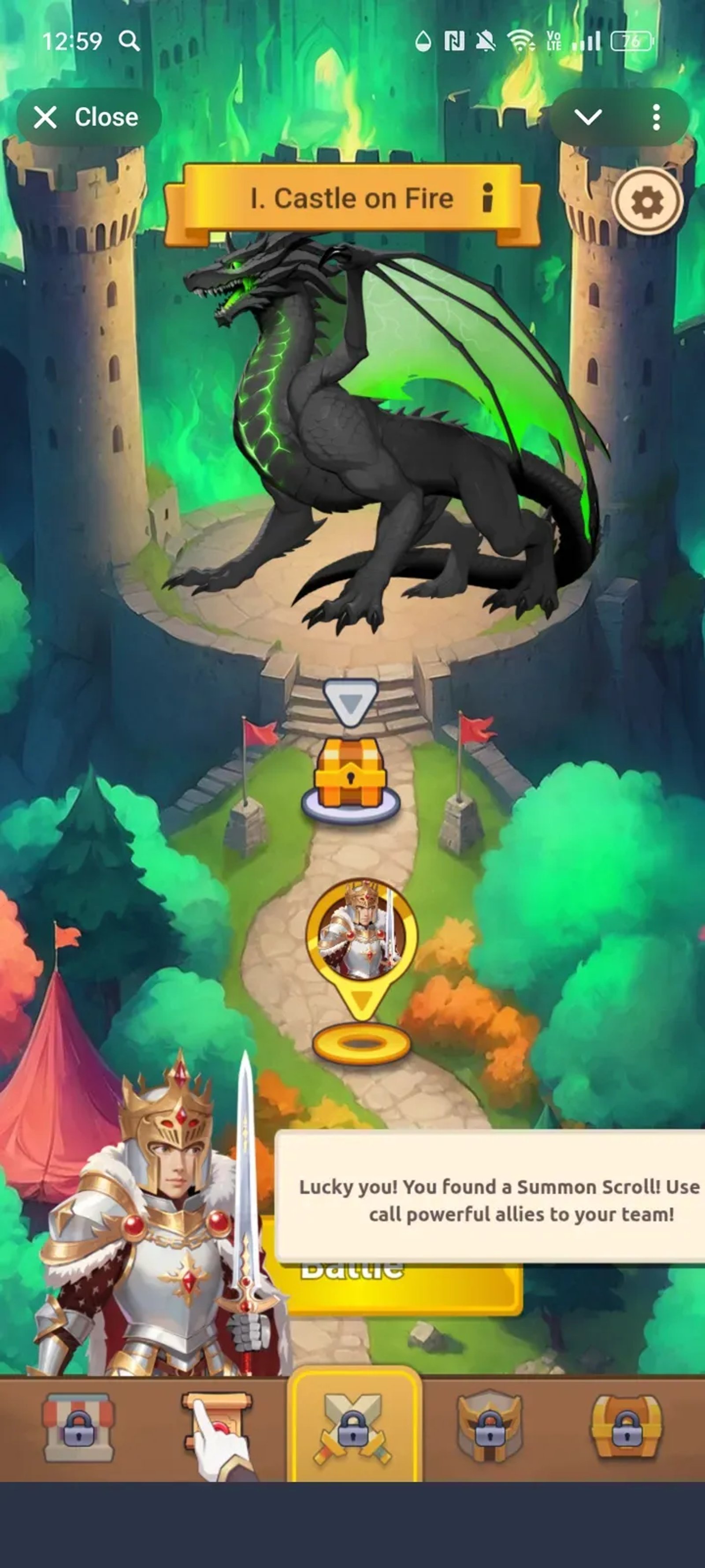 Questers Journey в Телеграм — скриншот 3
