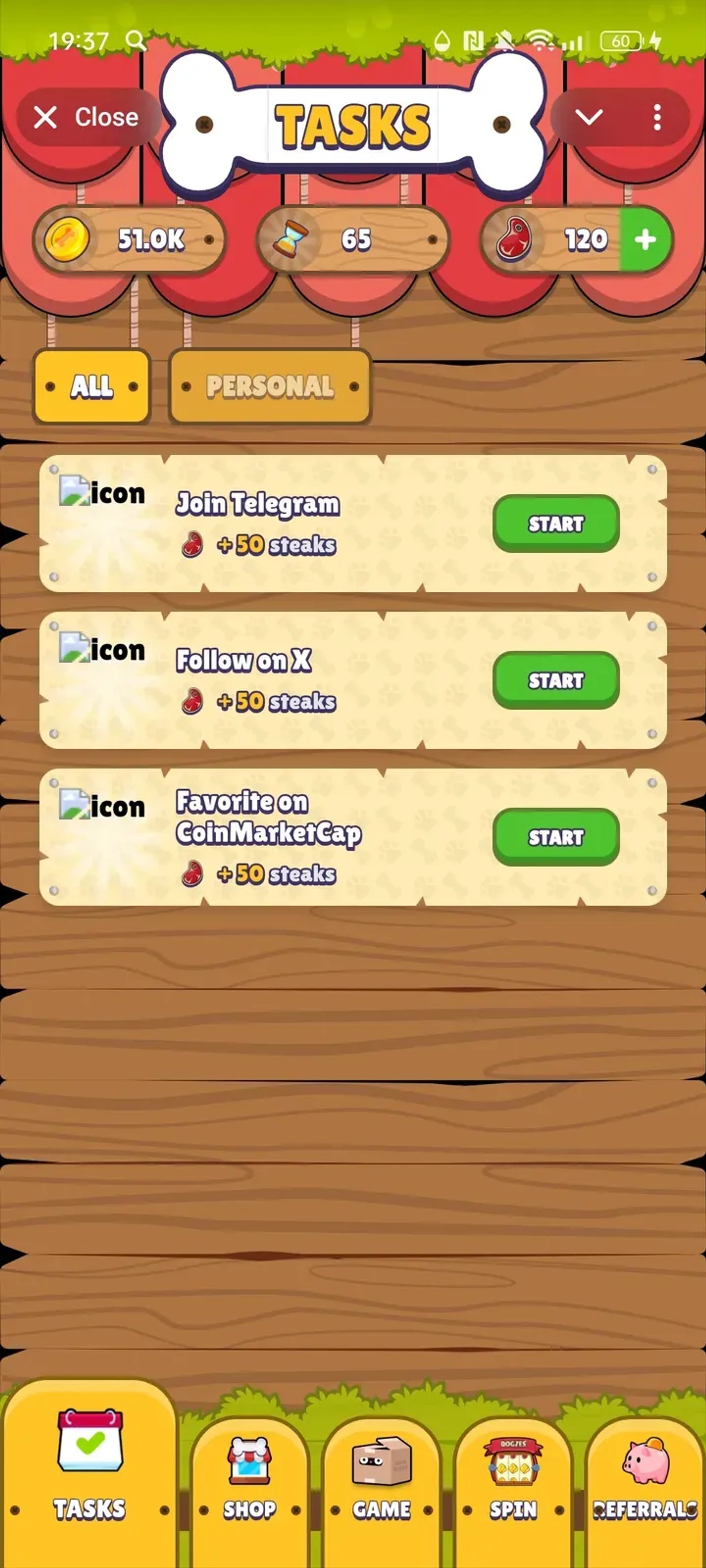 Dogies в Телеграм — скриншот 3