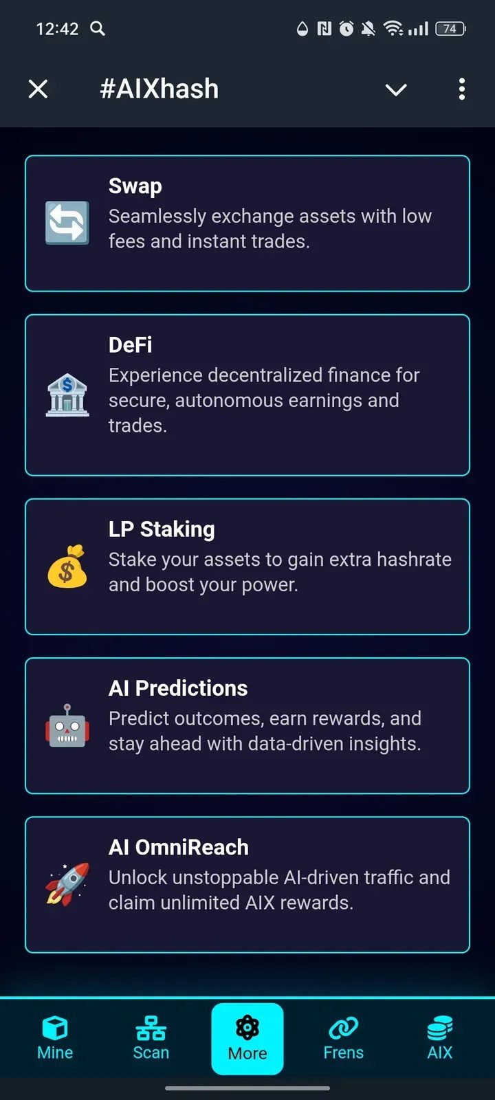 AIX Market Telegram Screenshot 3