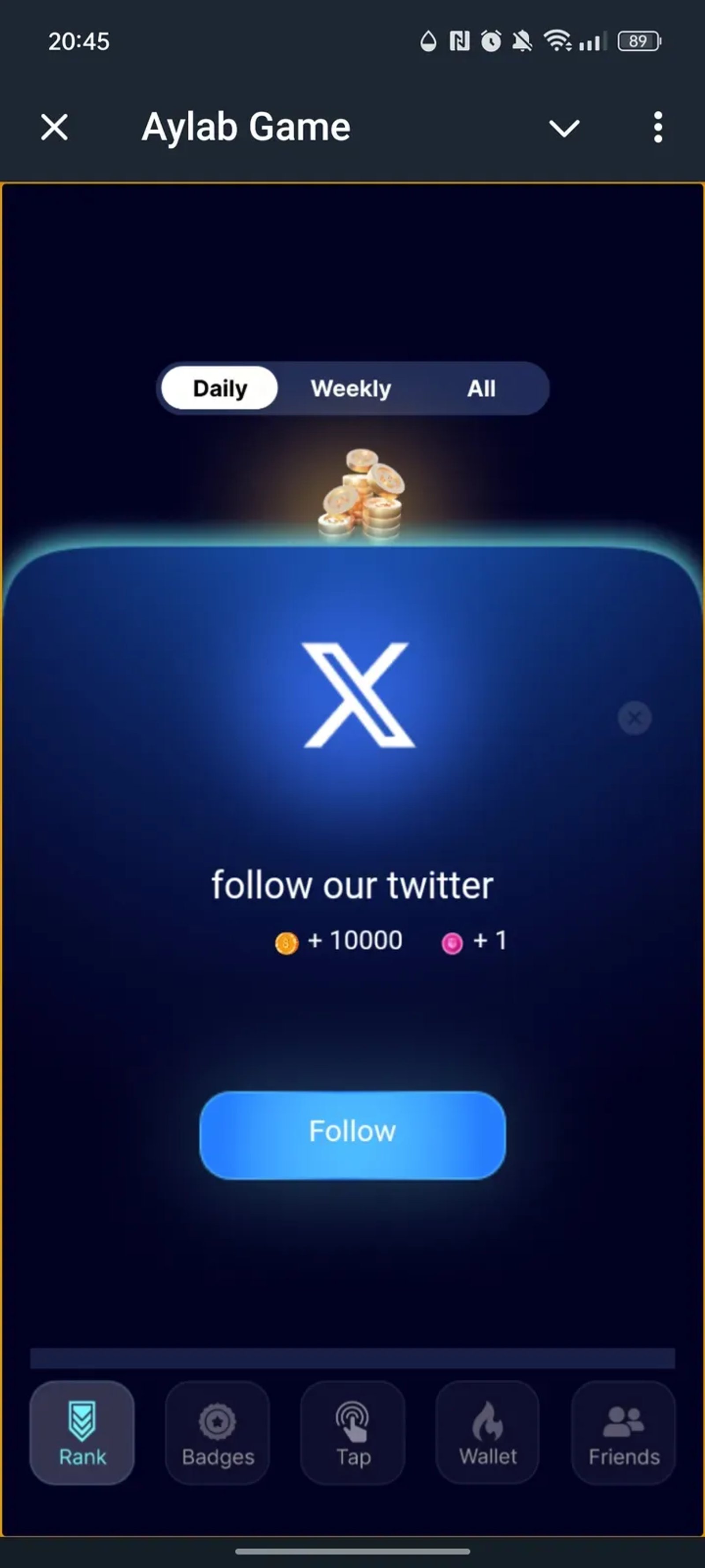 Aylab Game в Телеграм — скриншот 3