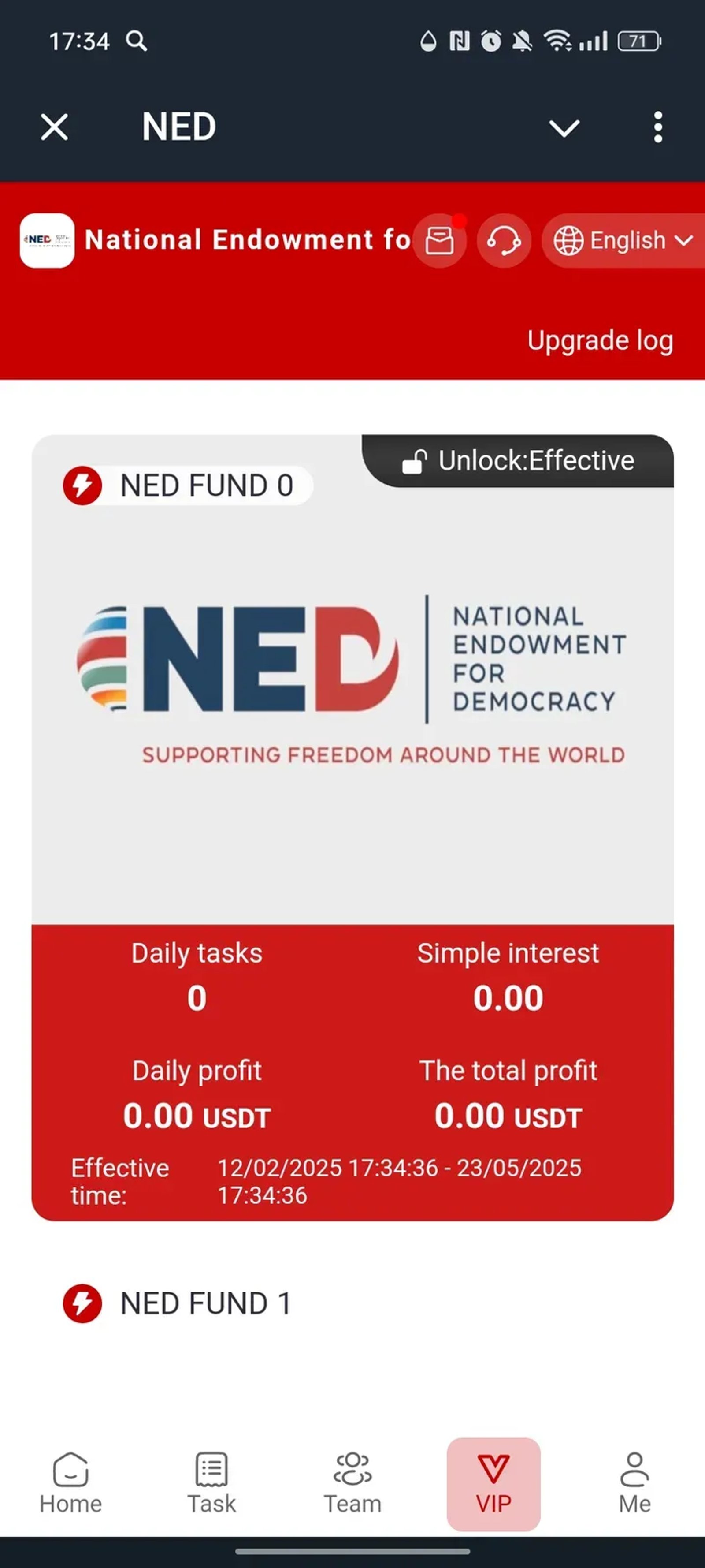 NED в Телеграм — скриншот 4