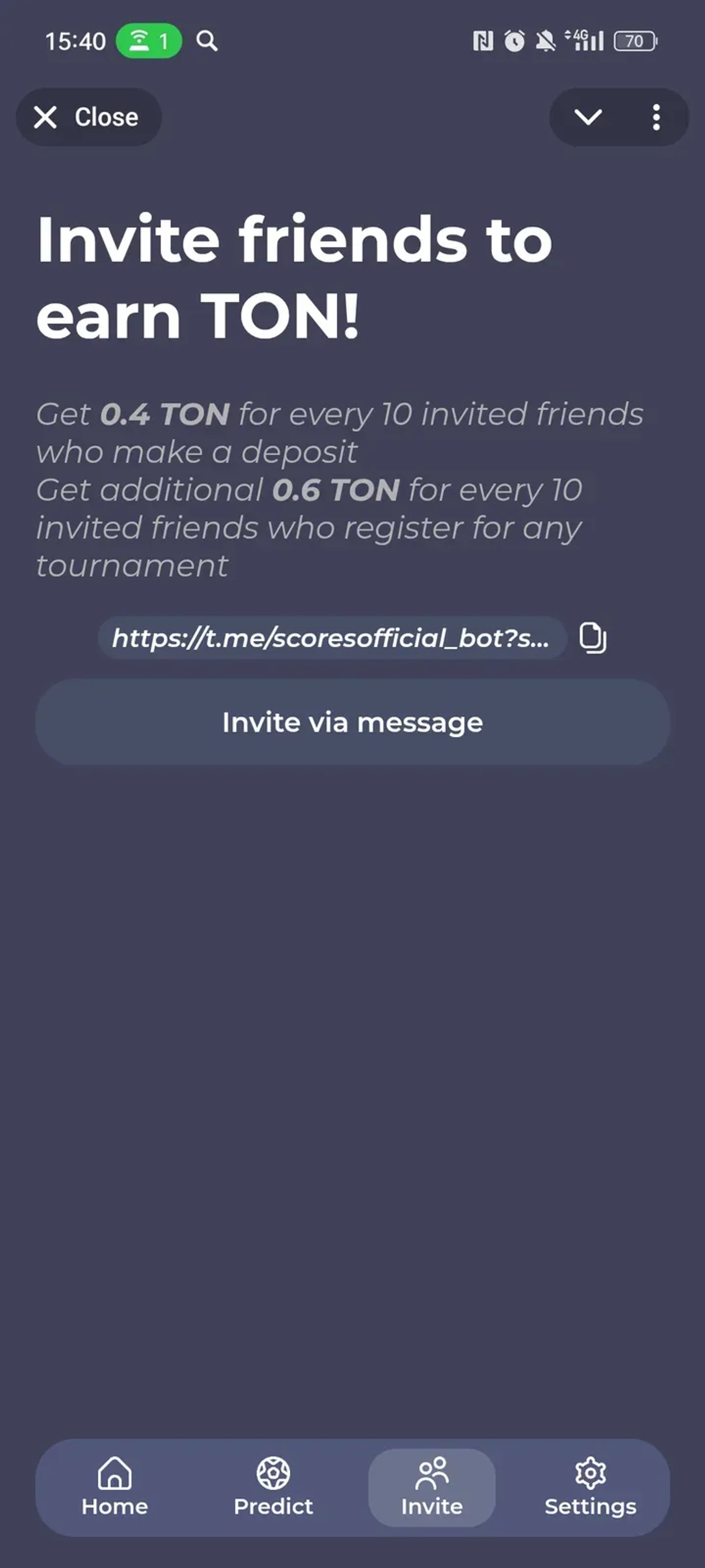 Scores в Телеграм — скриншот 3