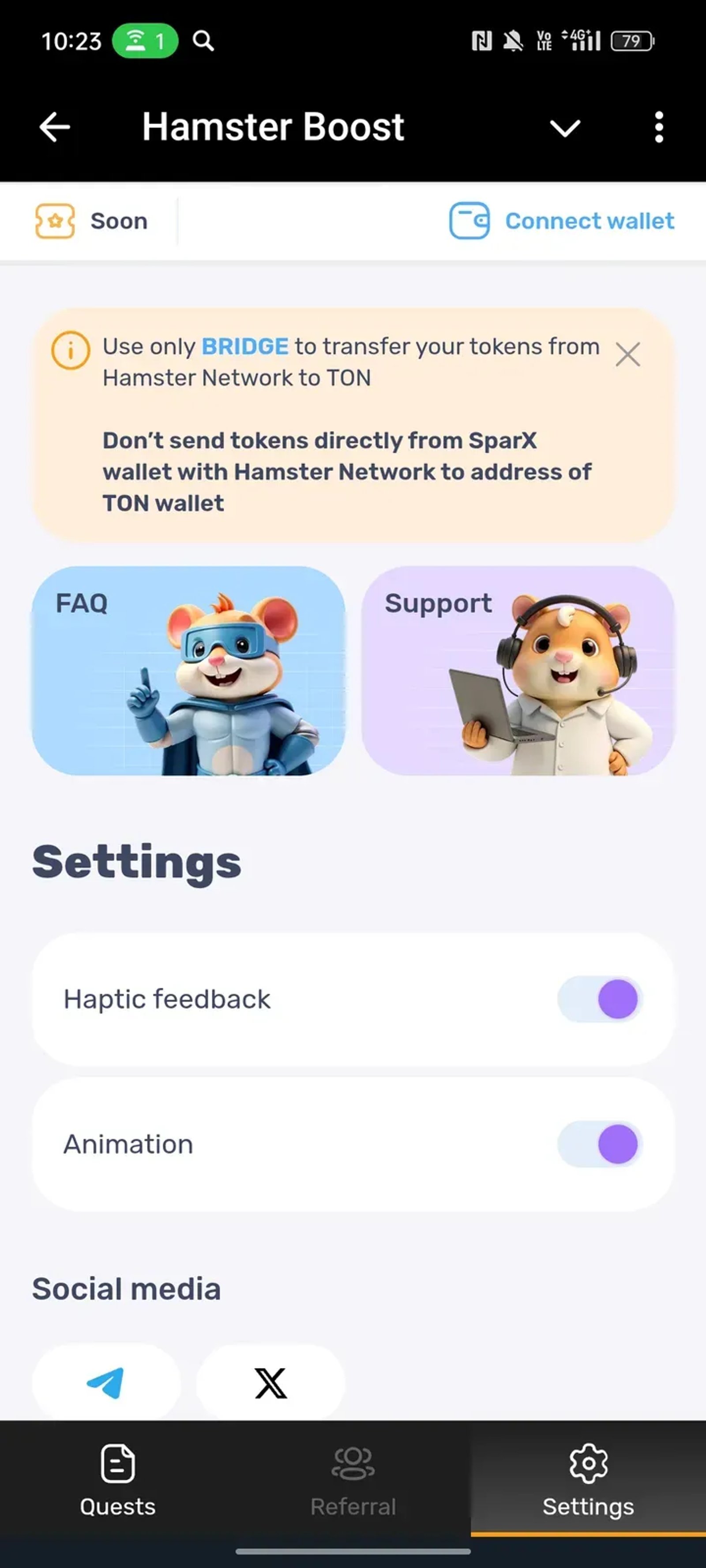 Hamster Boost в Телеграм — скриншот 3