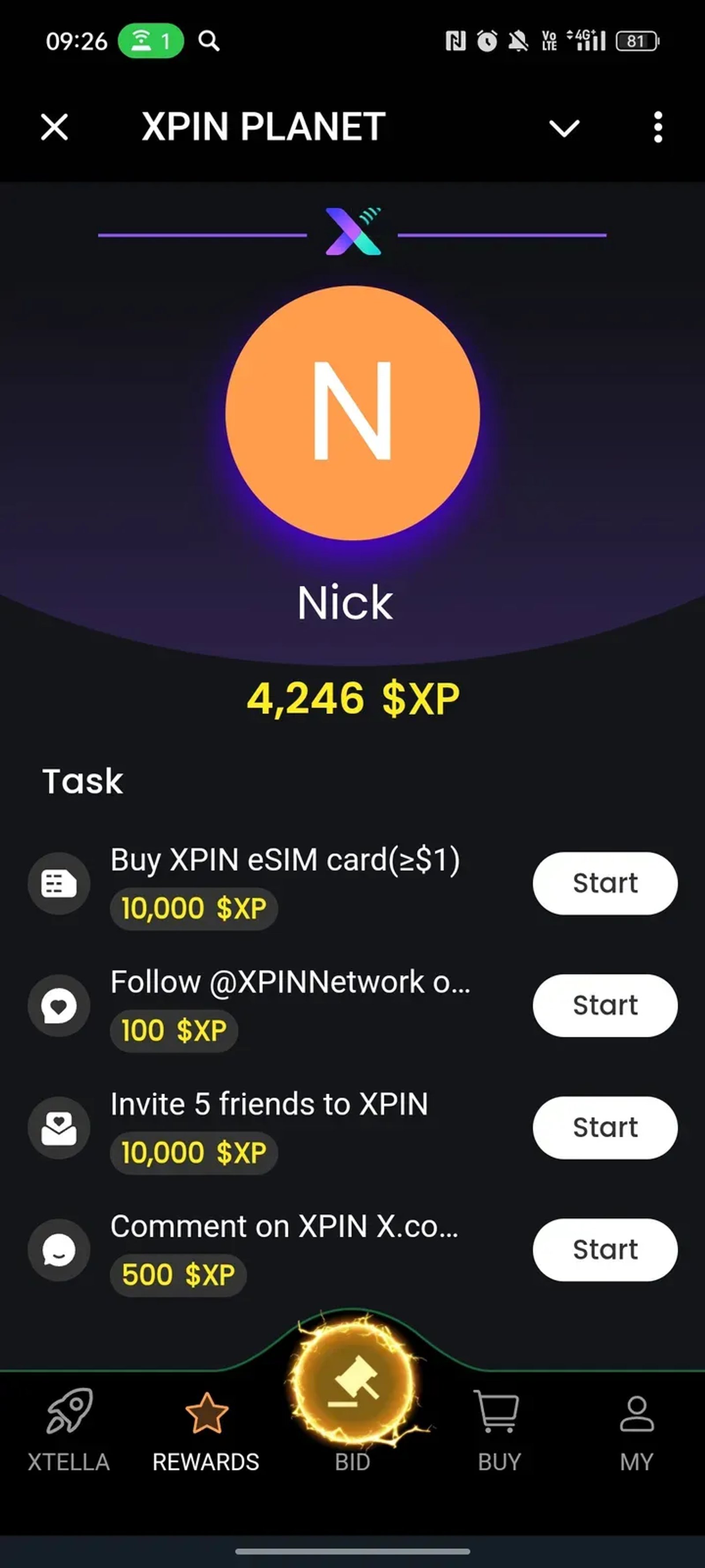 XPIN PLANET в Телеграм — скриншот 2