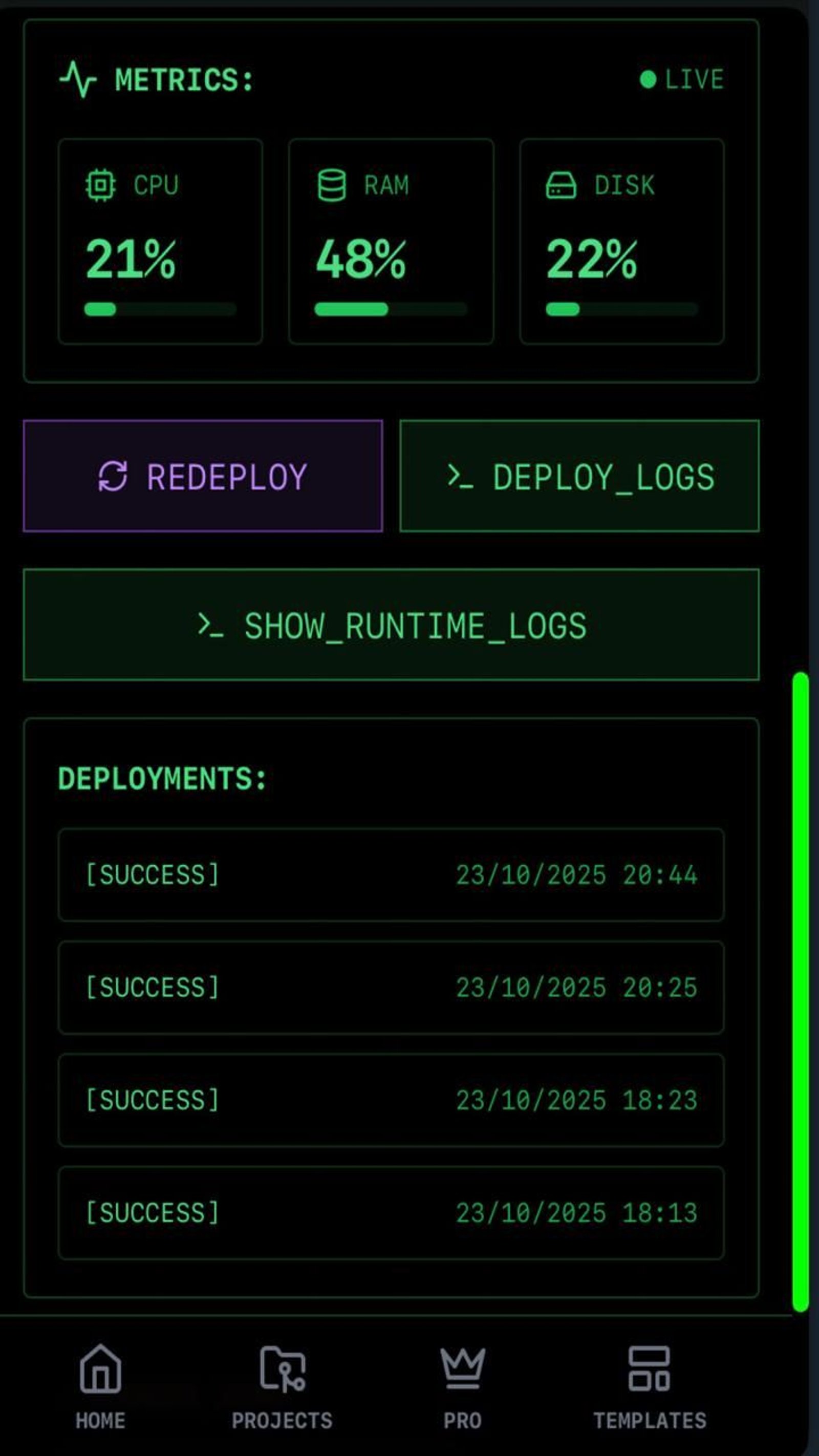 Ghost Shell в Telegram — скриншот 2